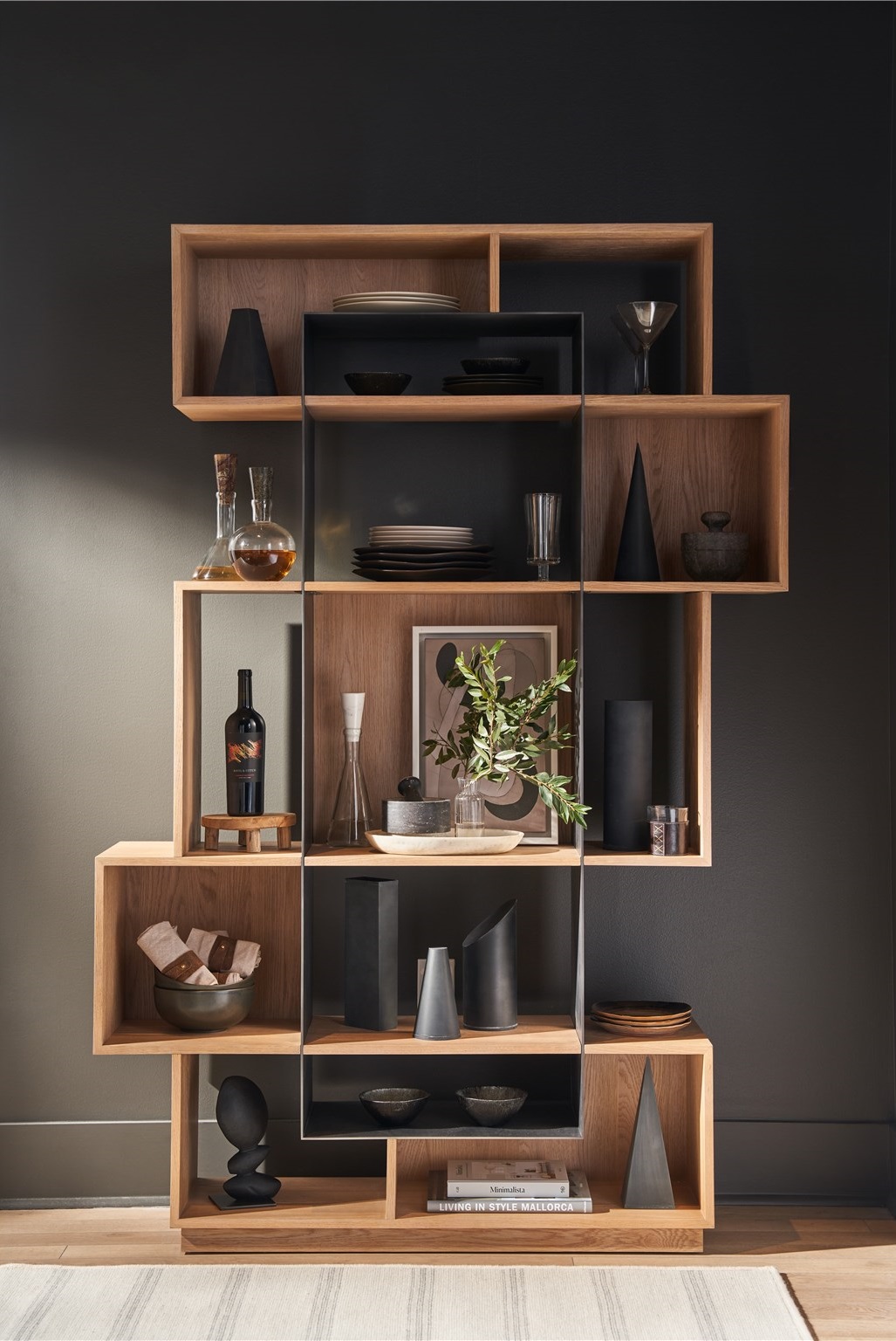 Jaxon Etagere Wood/Metal Shelf