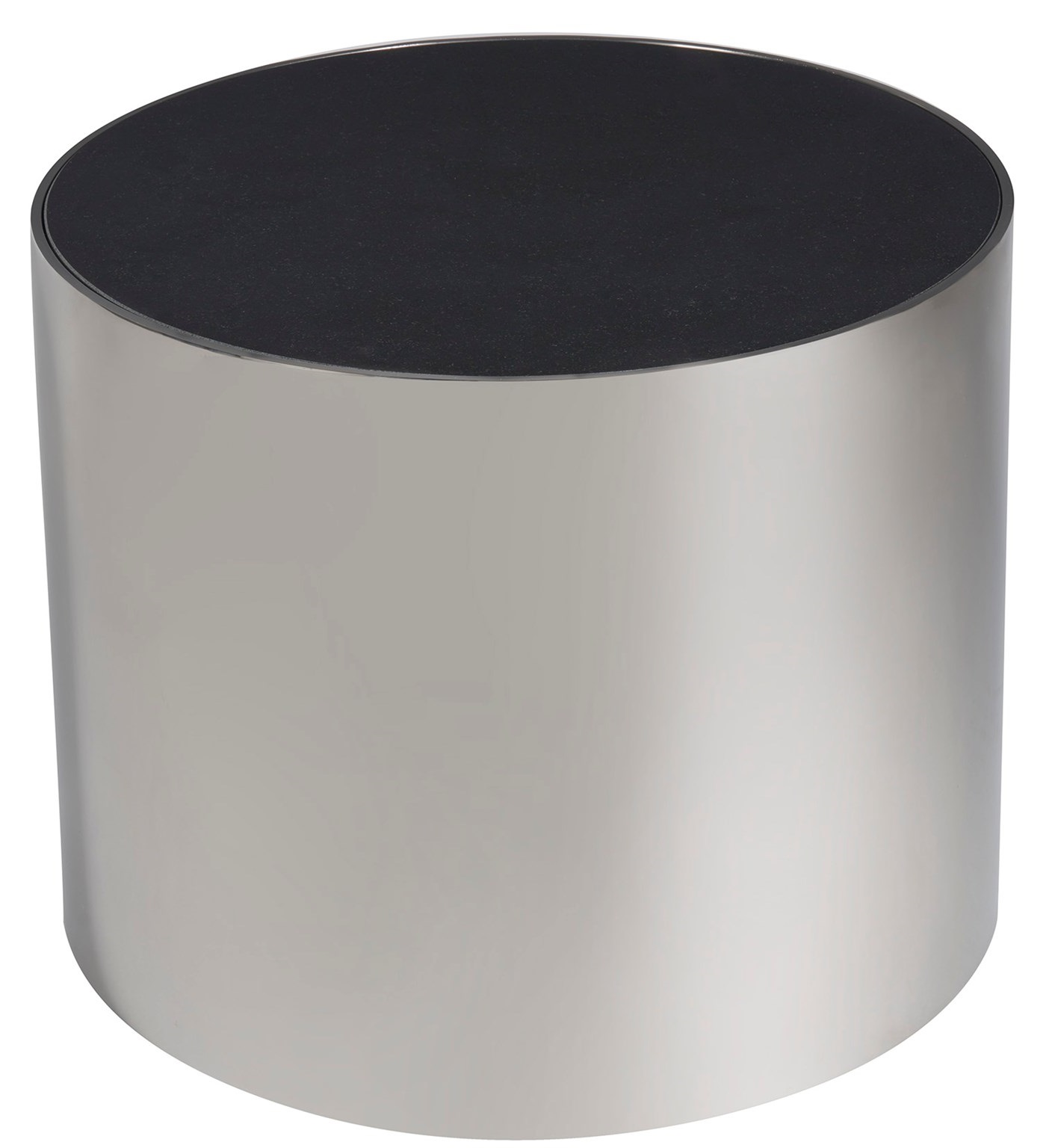 Revolve Granite/Metal Round Nesting Coffee Table