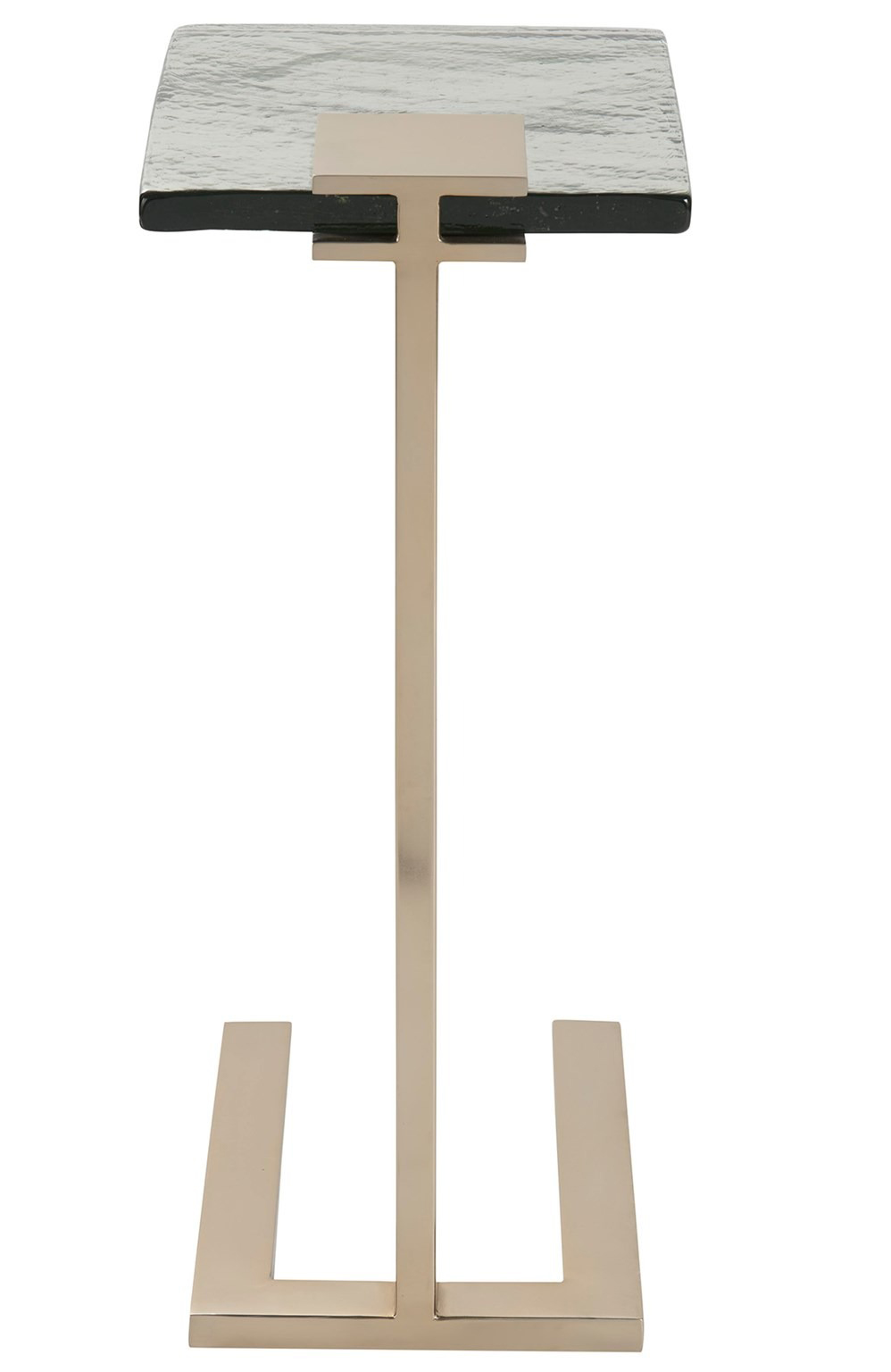 Axis Glass/Metal Martini Table
