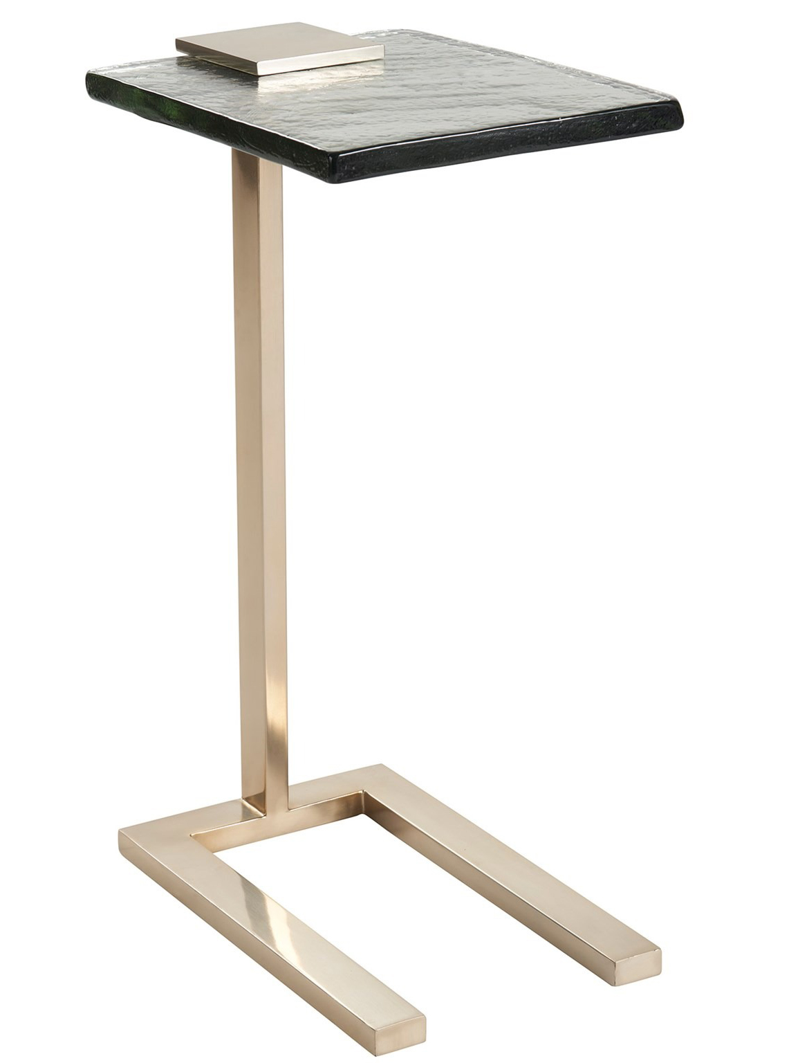 Axis Glass/Metal Martini Table