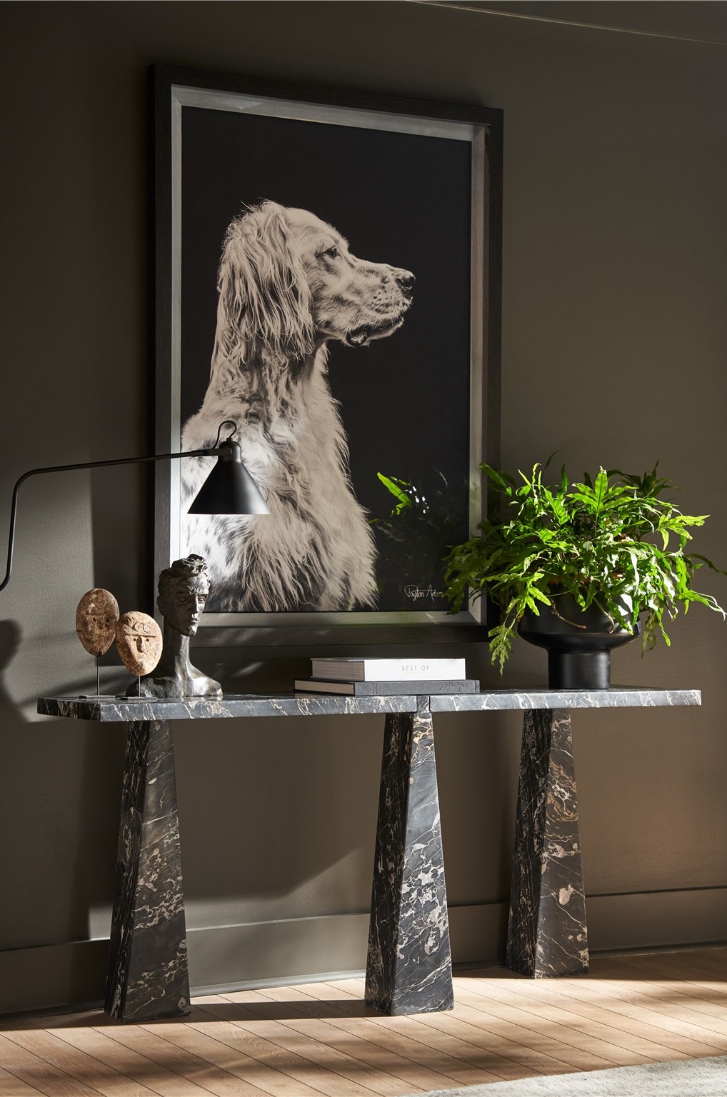 Spectrum Marble Console Table