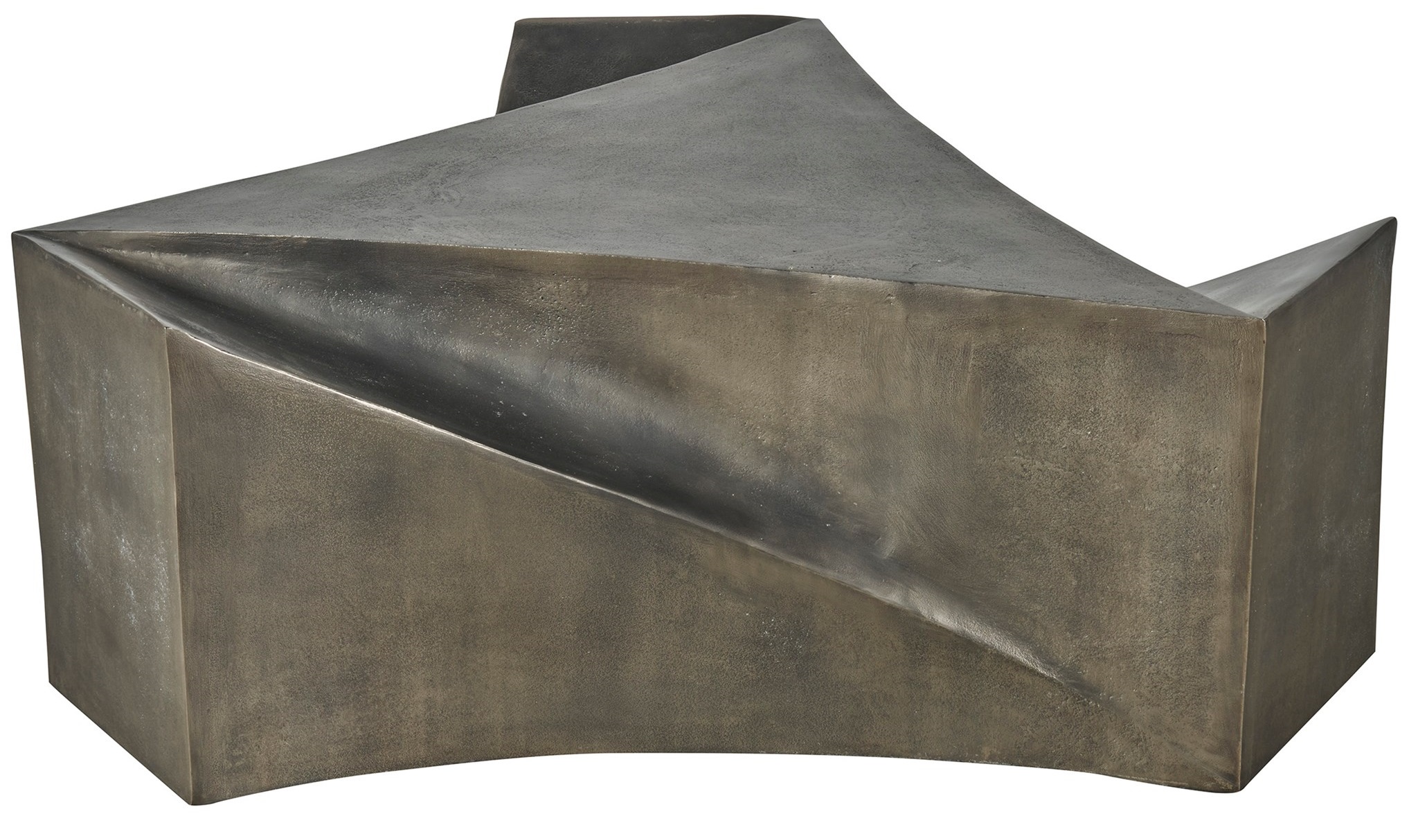 Persephone Aluminum Coffee Table w/Casters