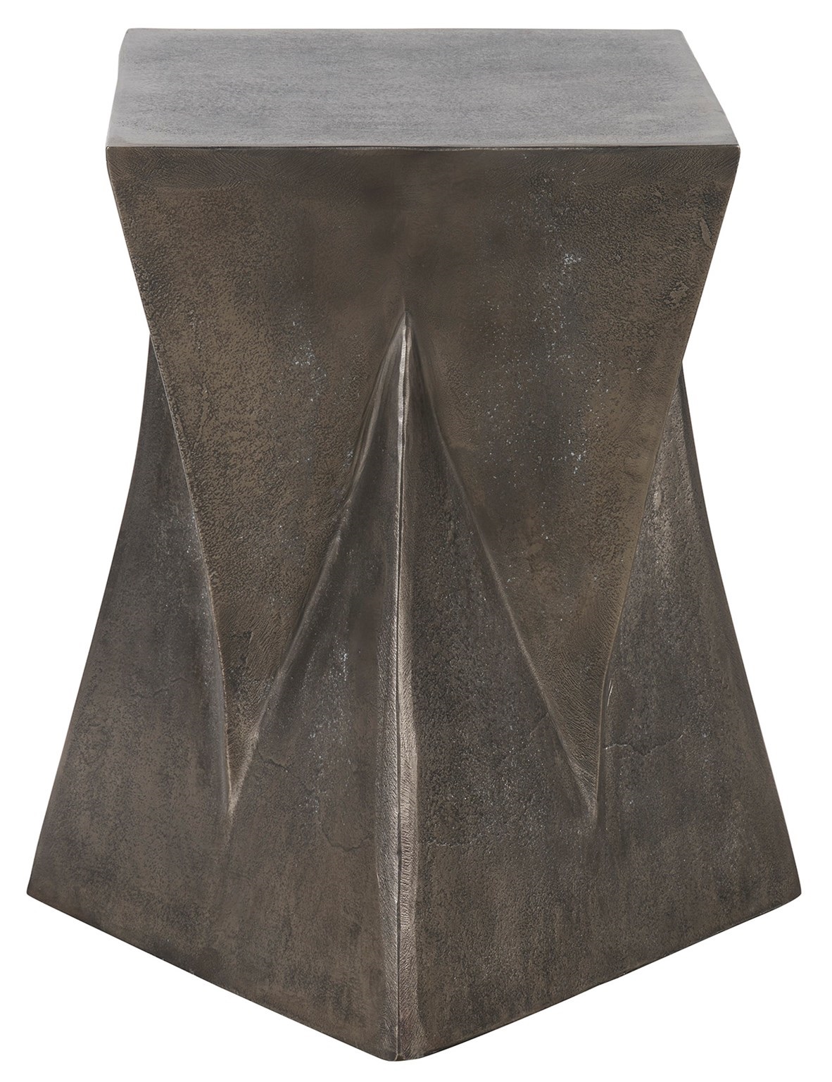 Persephone Aluminum Square Side Table