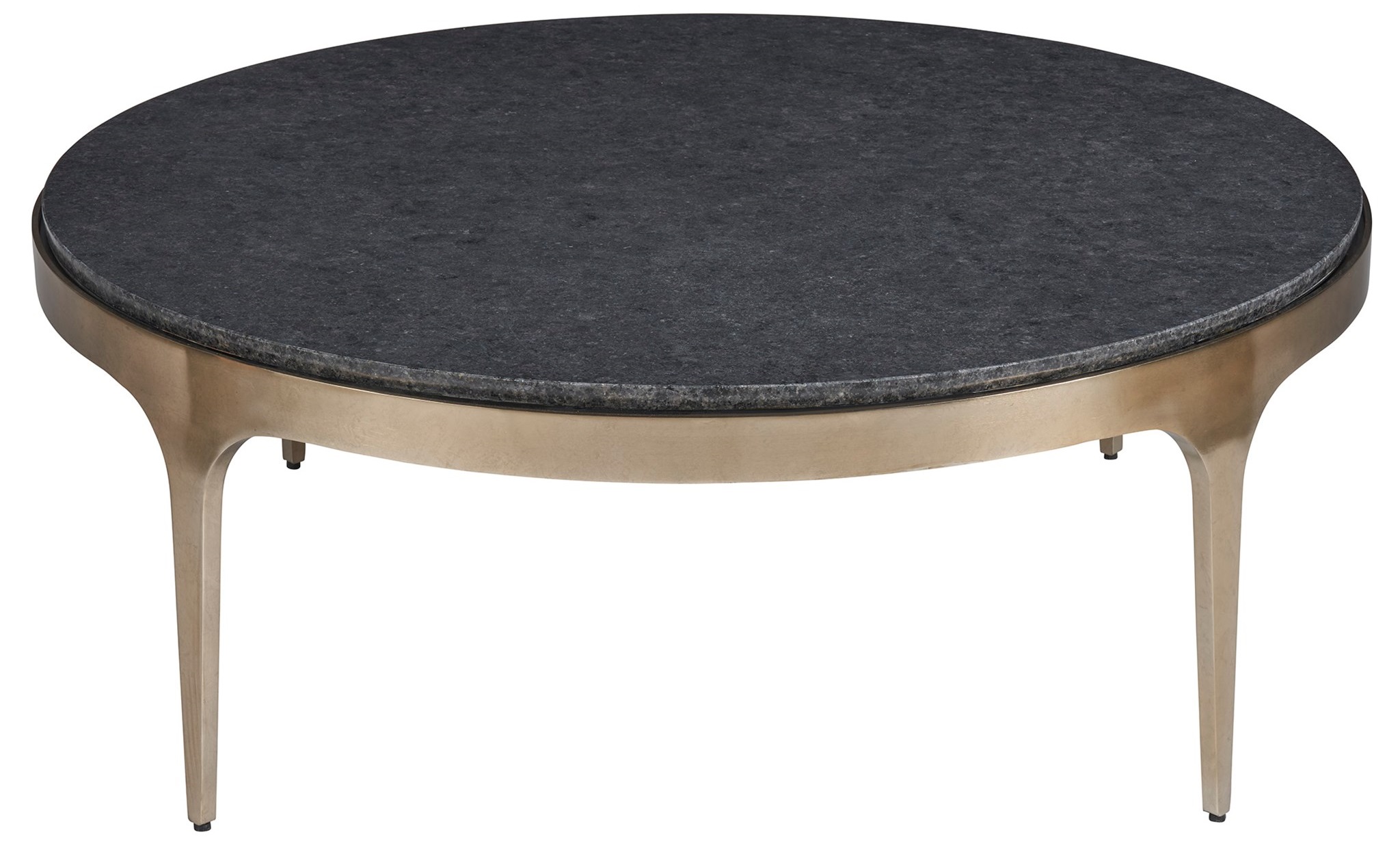 Scarlett Granite/Aluminum Round Coffee Table