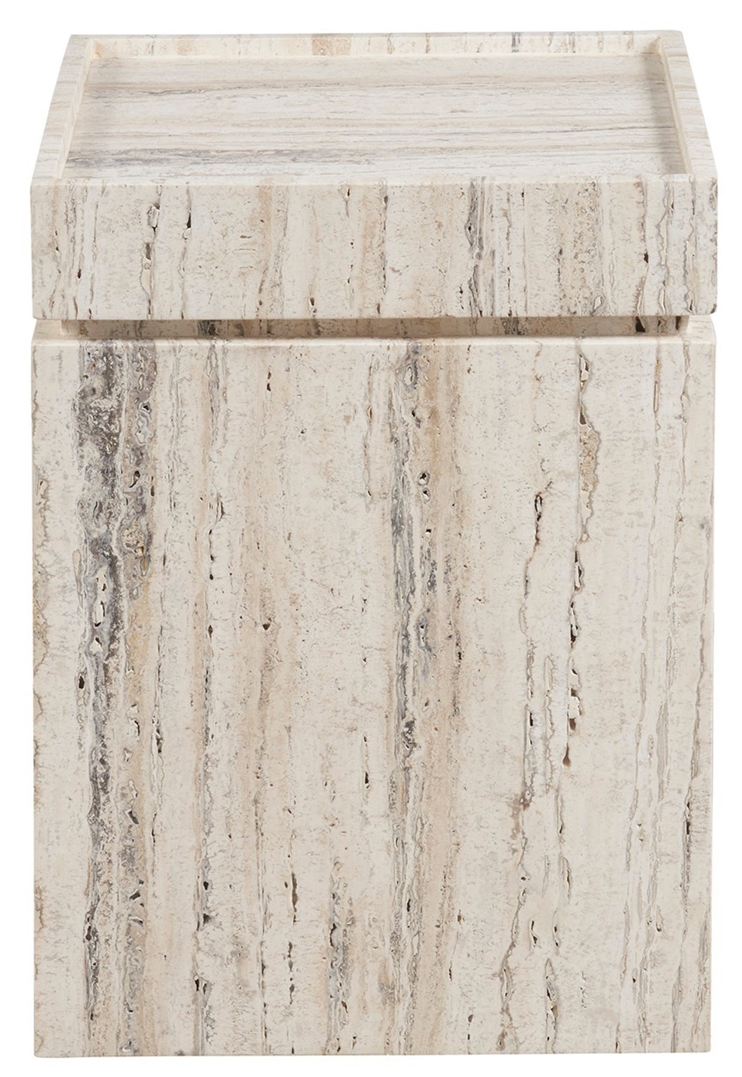 Daxton Stone Square Accent Table