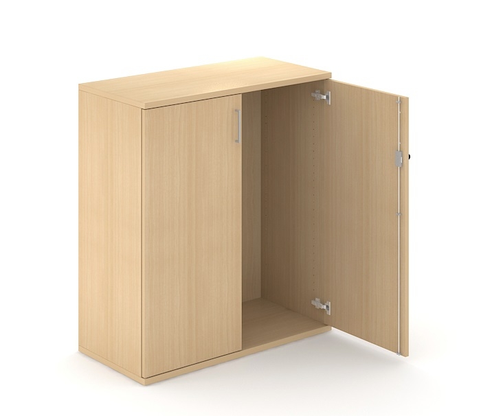 Uni Plus H44.1" Office Cabinet w/Lock & 2 Doors