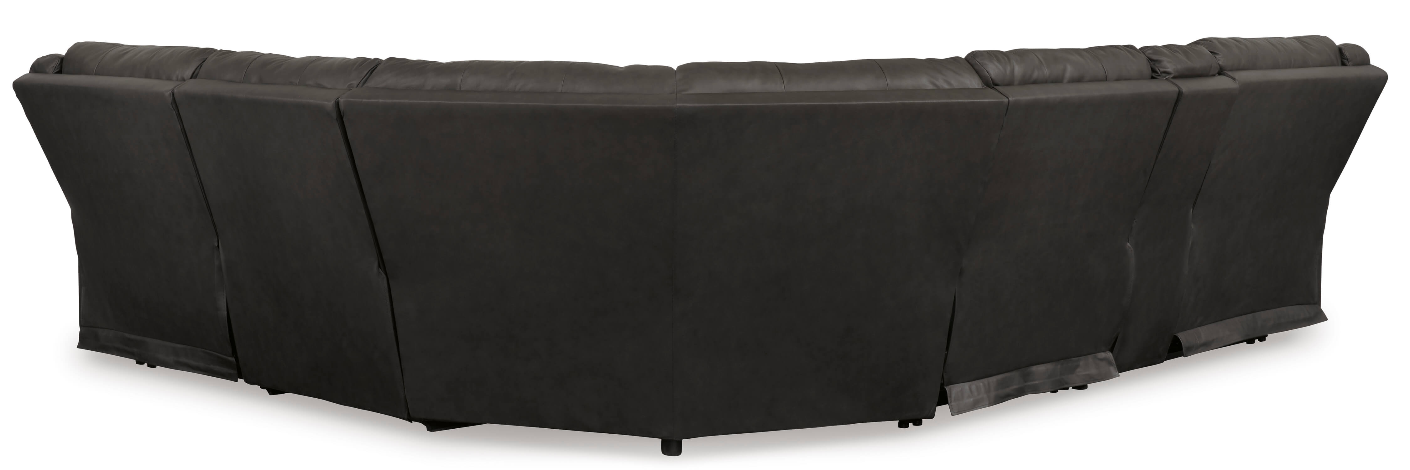 Mackie Pike 6-Piece Leather Power Reclining Sectional Sofa