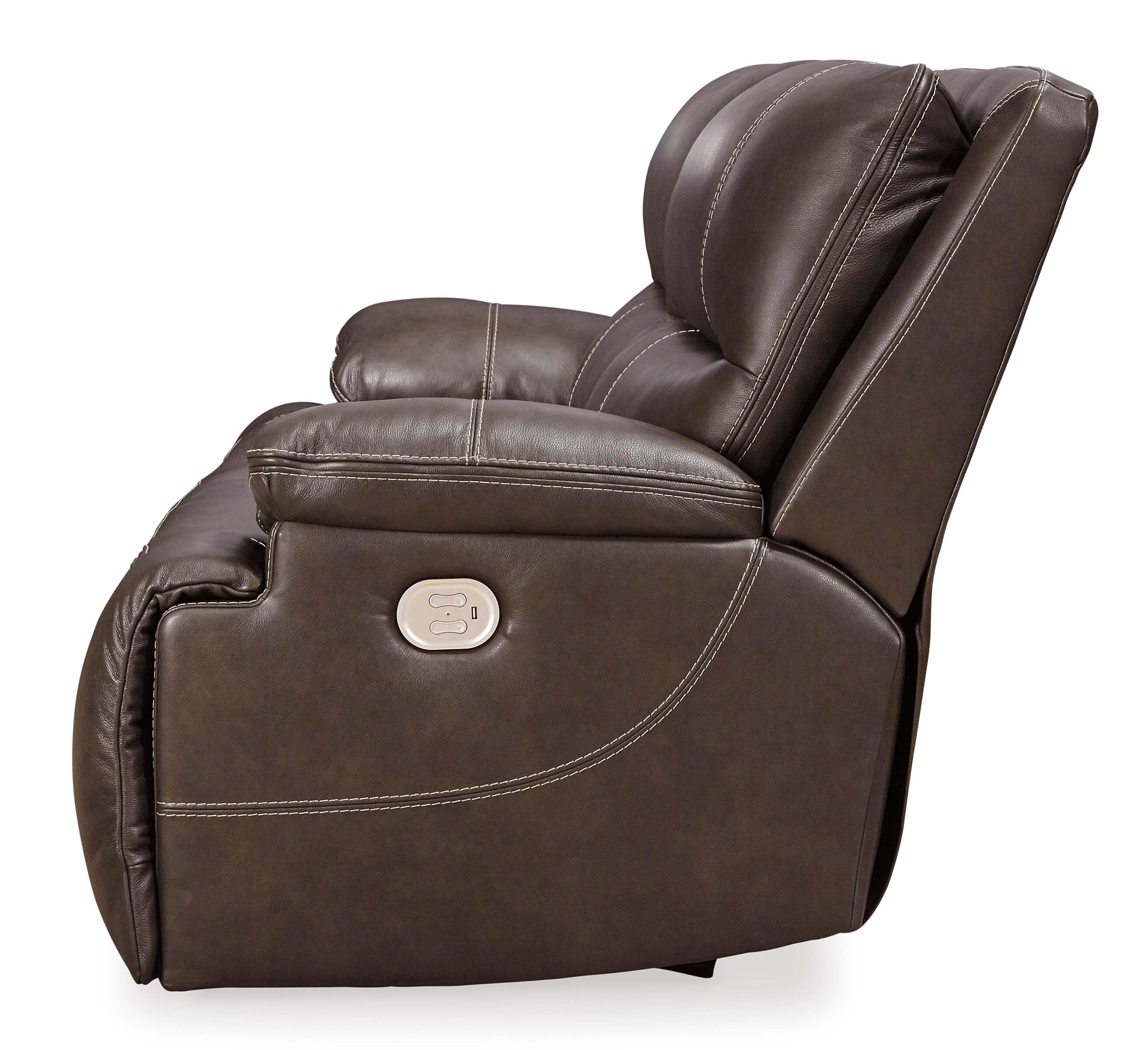 Ricmen Leather Power Reclining Sofa