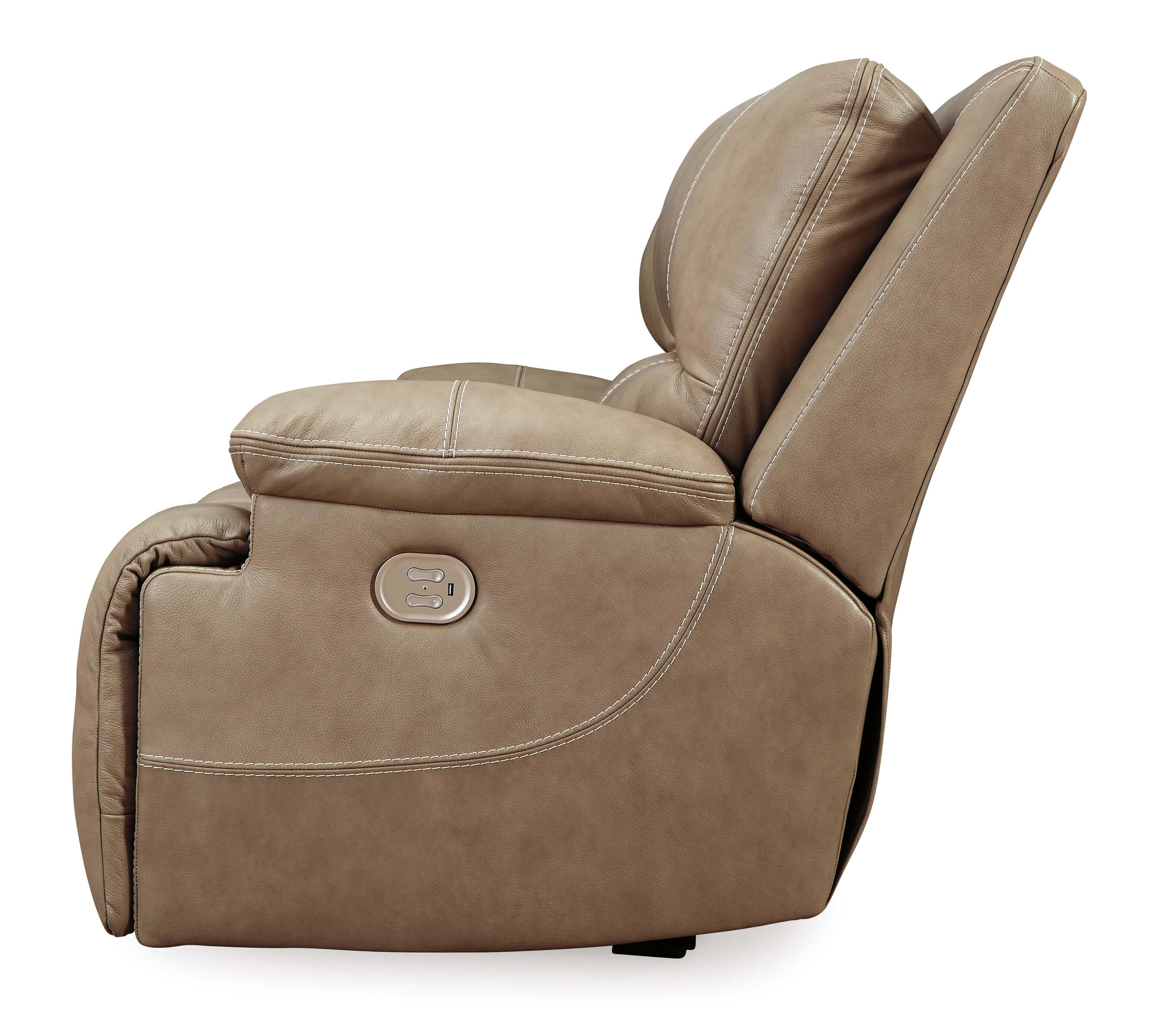 Ricmen Leather Power Reclining Sofa