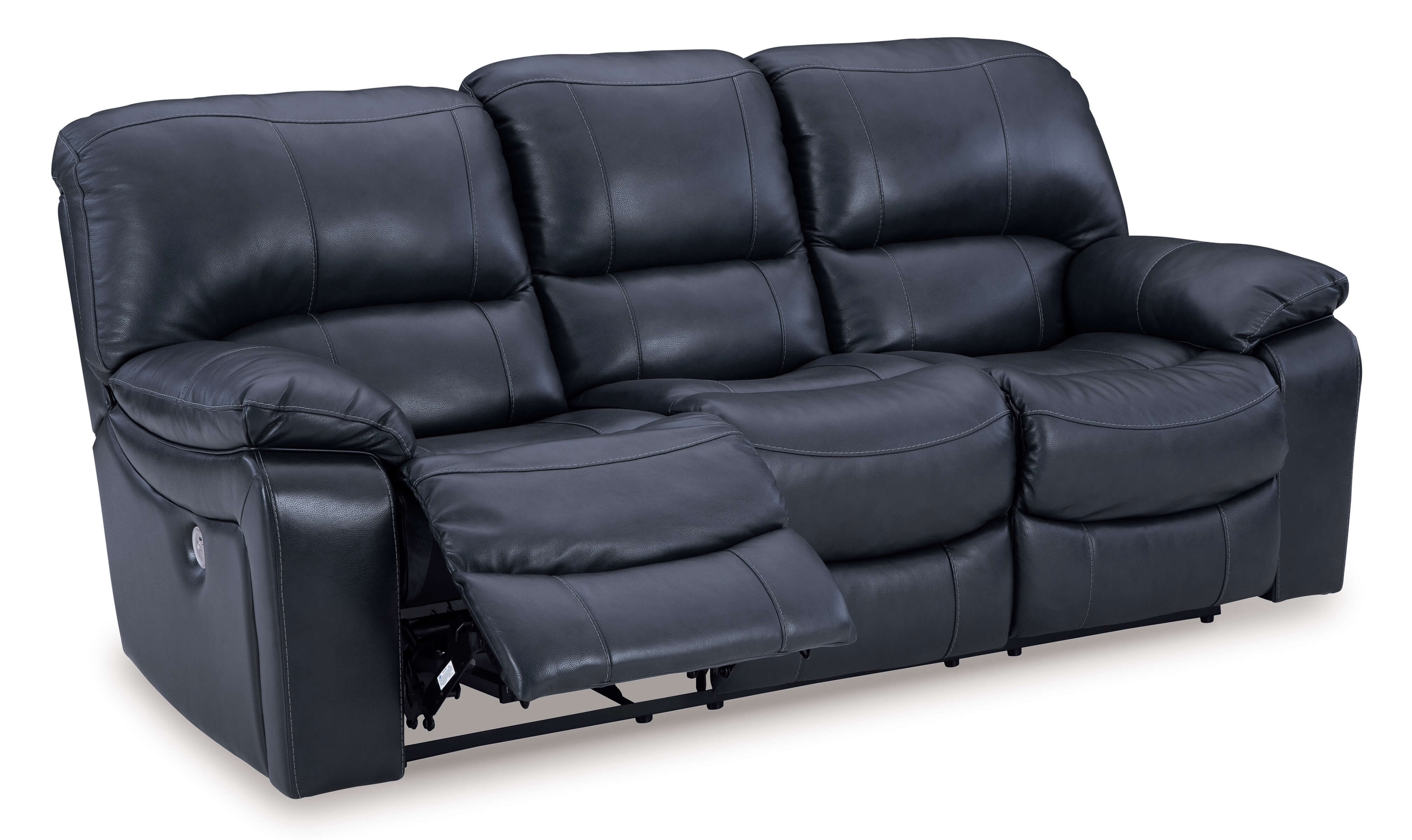 Leesworth Ocean Leather Power Reclining Sofa