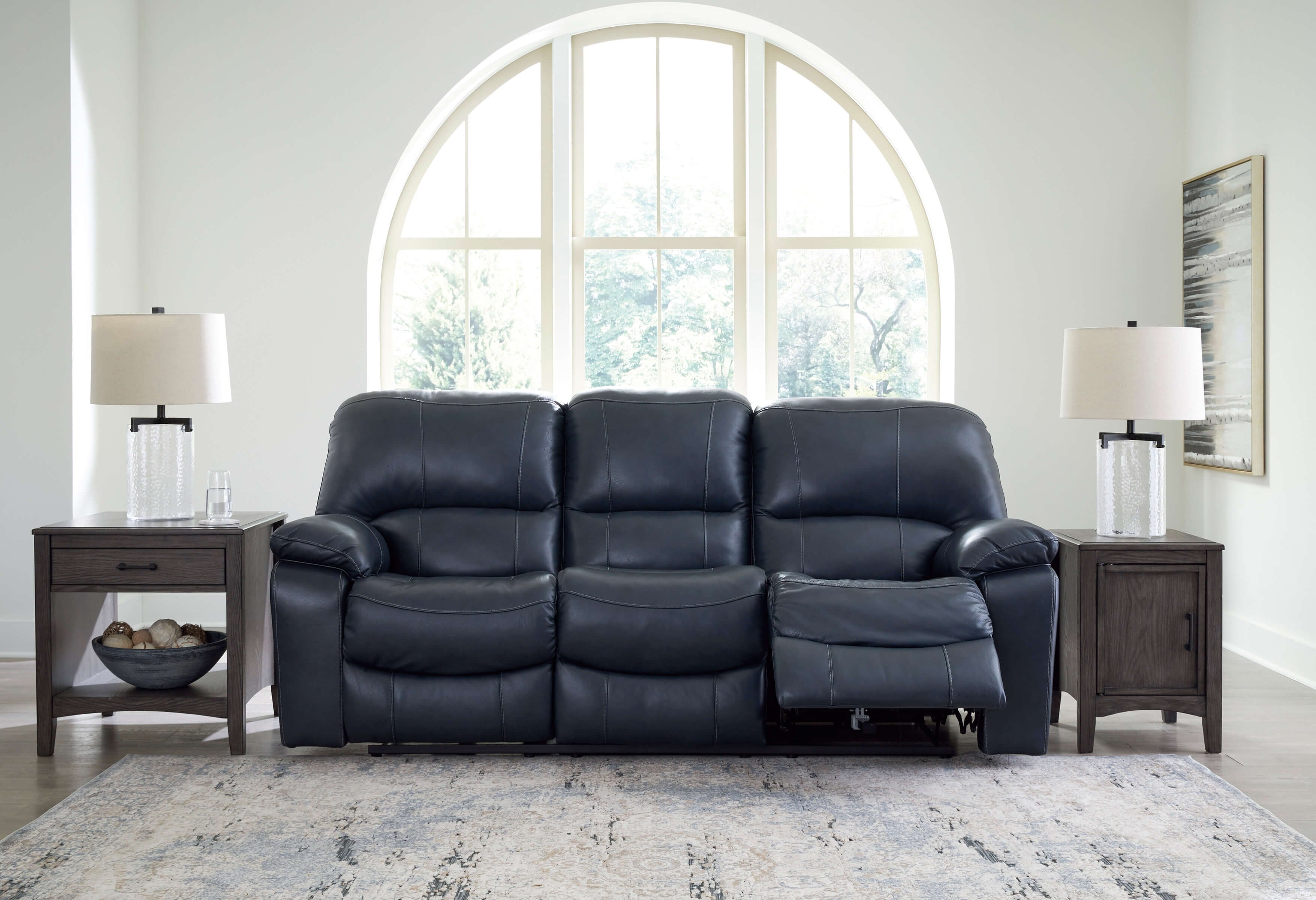 Leesworth Leather Power Reclining Sofa