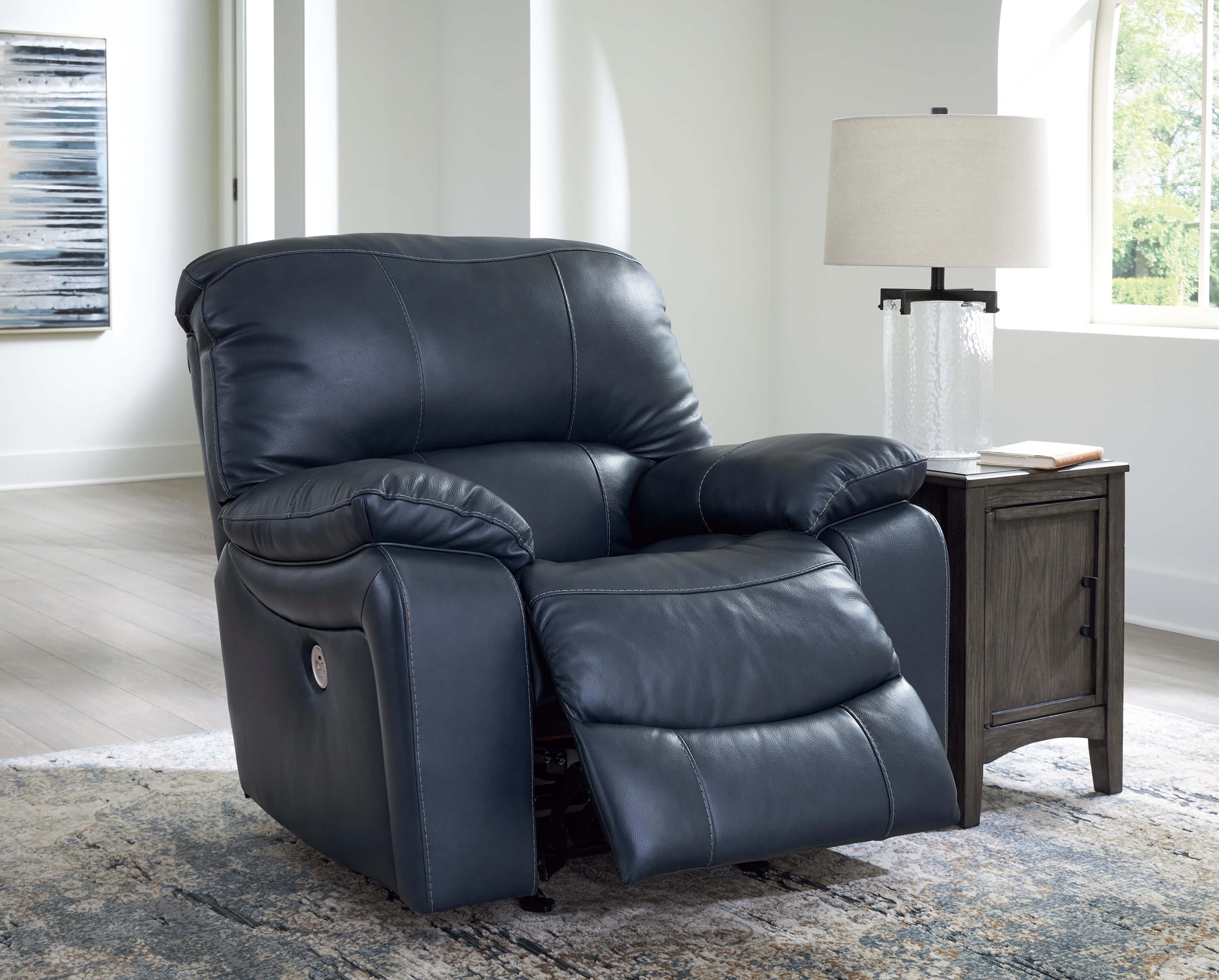 Leesworth Leather Power Reclining Chair