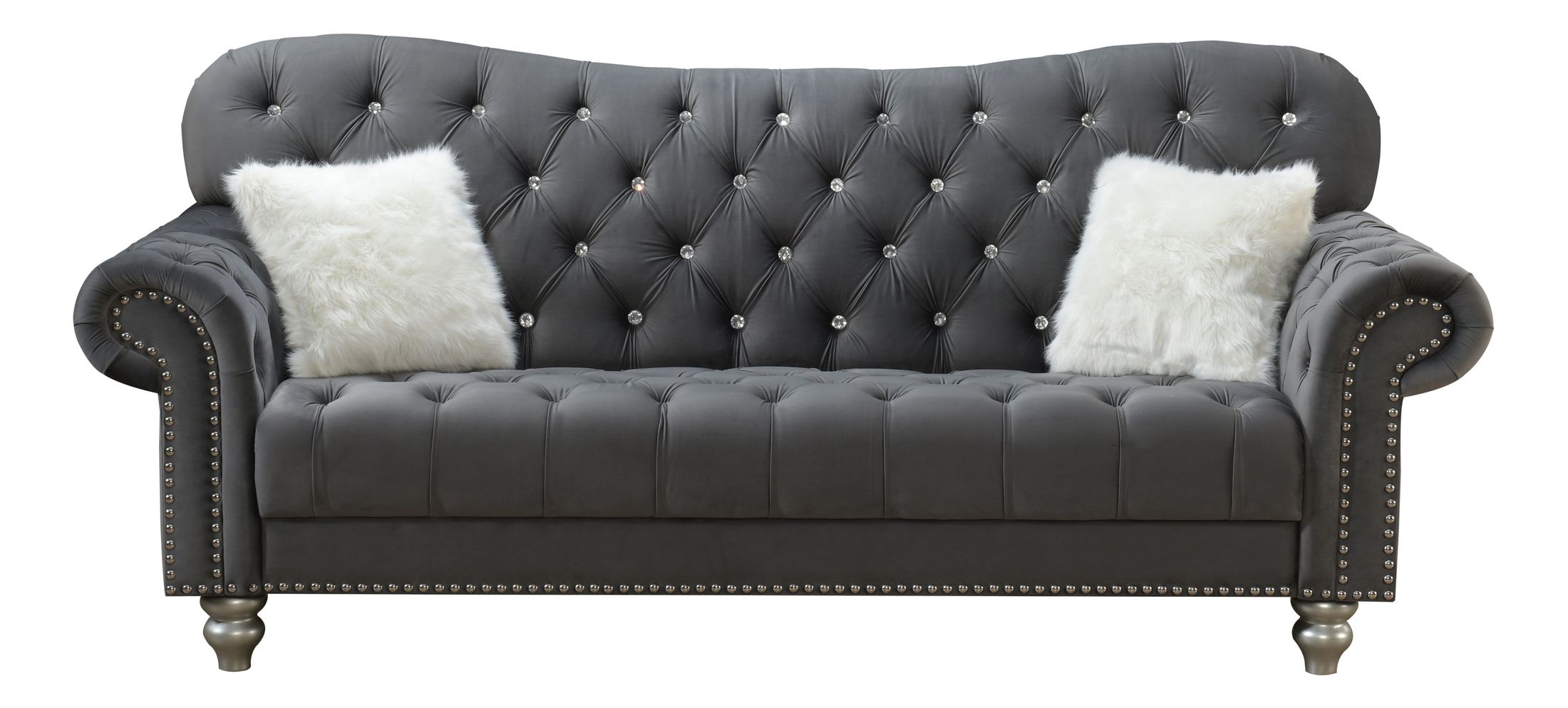 U4422 Velvet Tufted Living Room Set