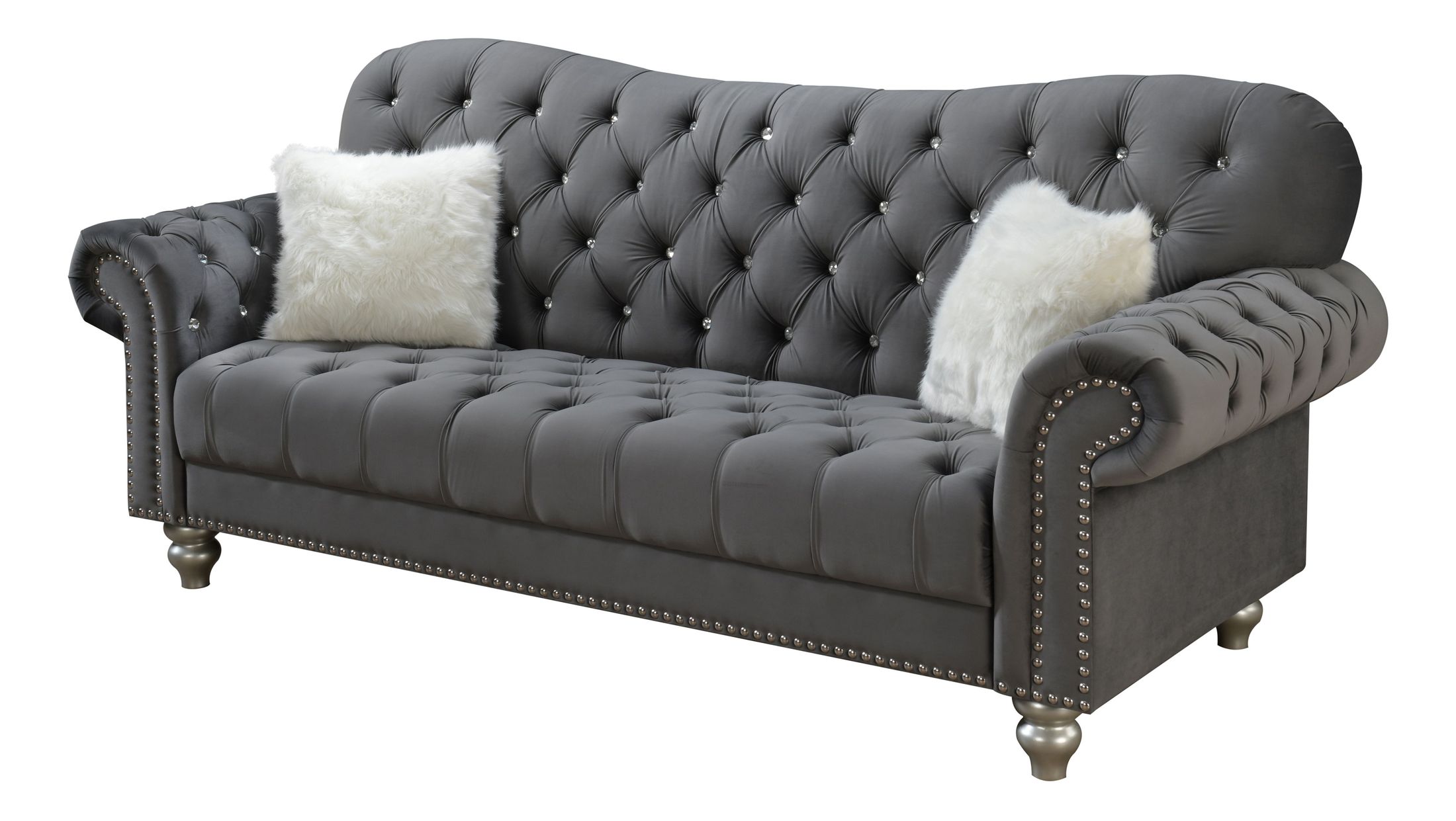 U4422 Velvet Tufted Living Room Set