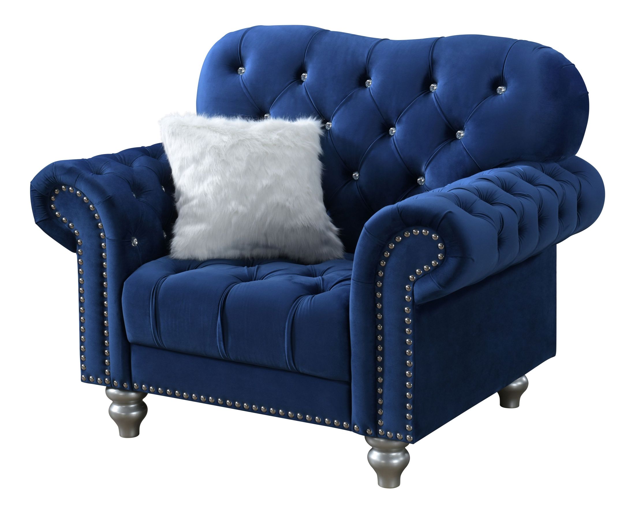 U4422 Velvet Tufted Chair