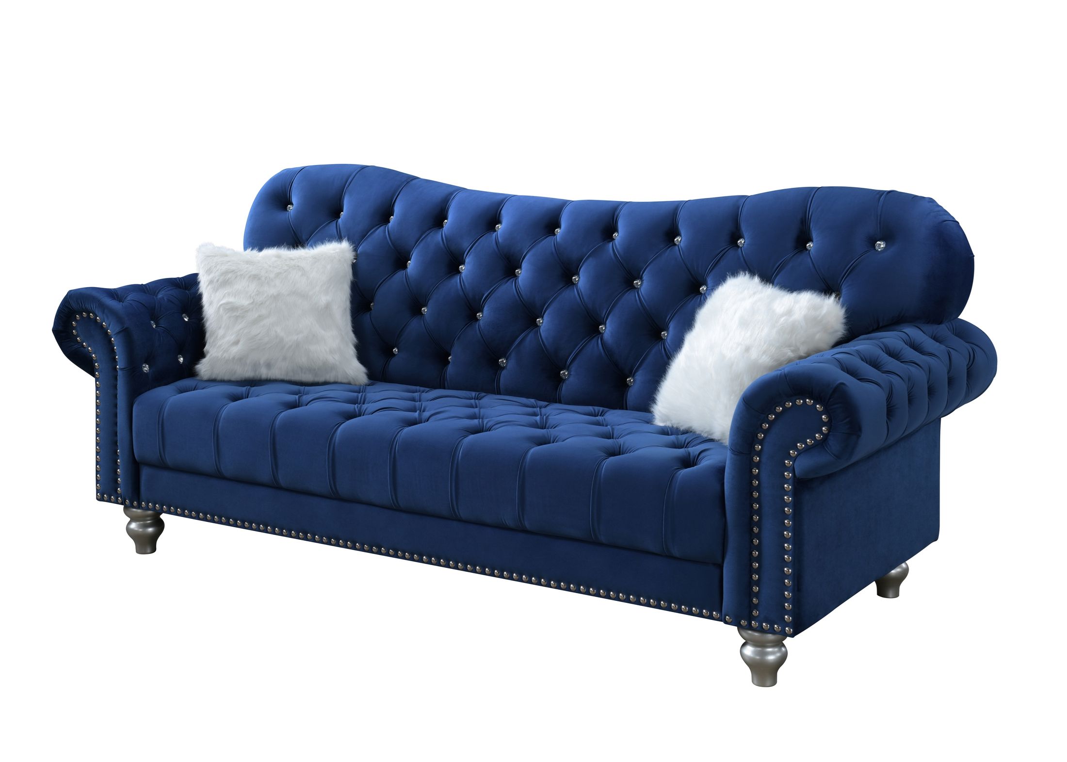 U4422 Velvet Tufted Living Room Set