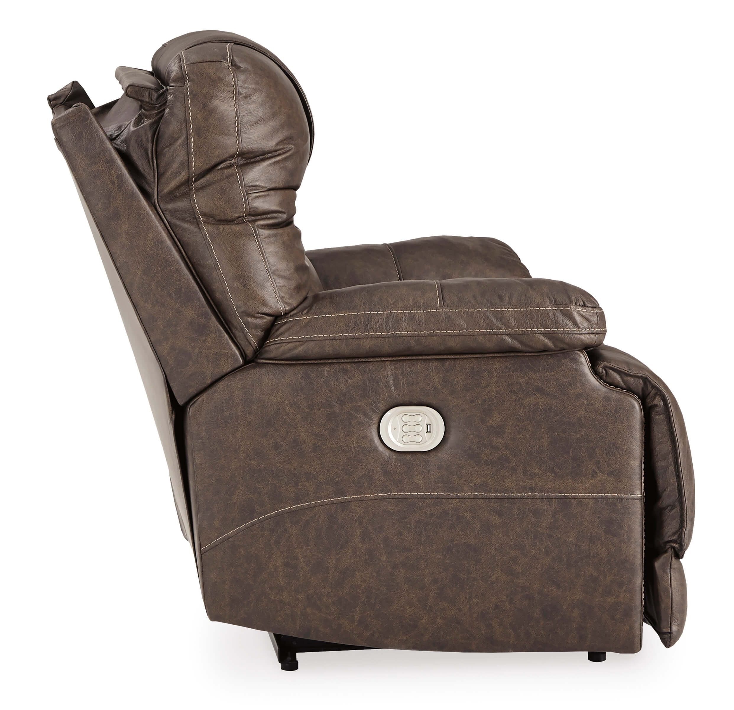 Wurstrow Leather Power Reclining Chair
