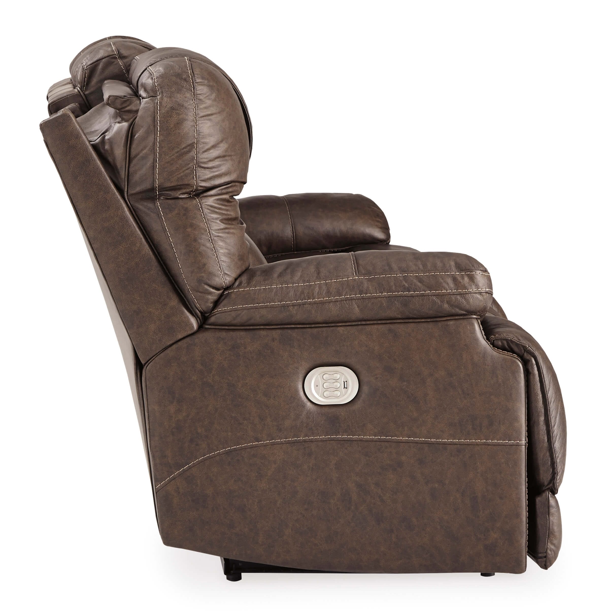Wurstrow Leather Power Reclining Sofa