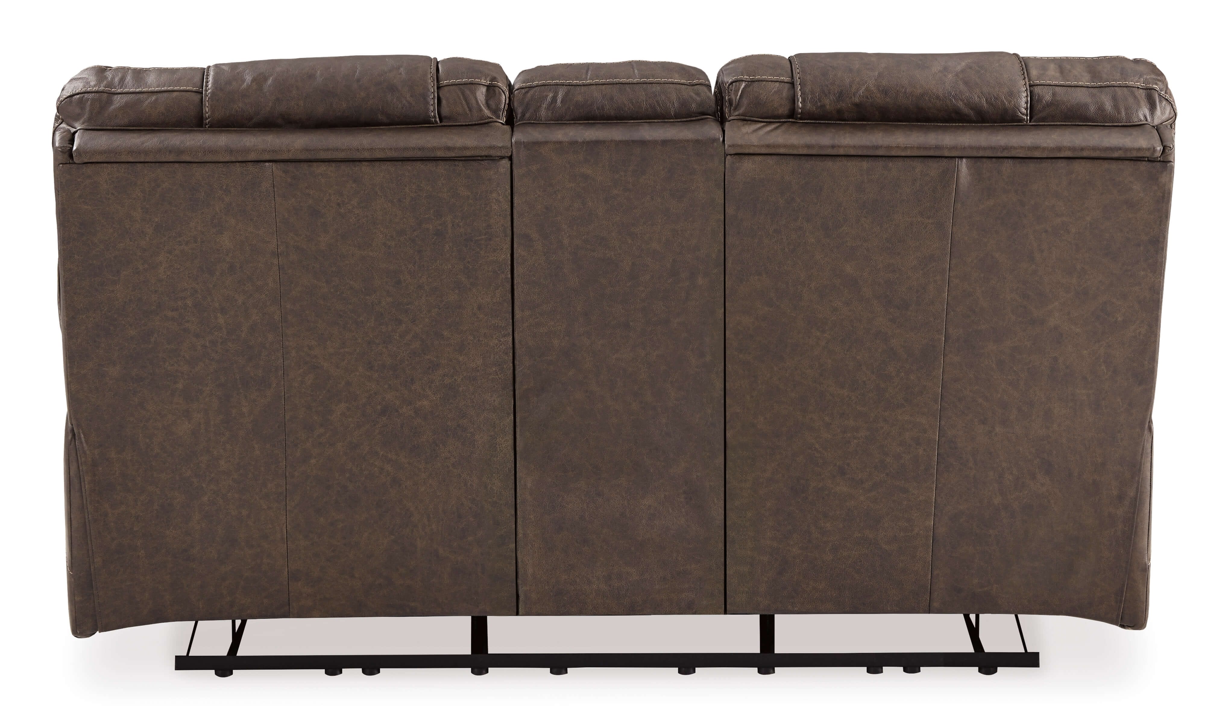 Ashley Wurstrow Leather Loveseat Back
