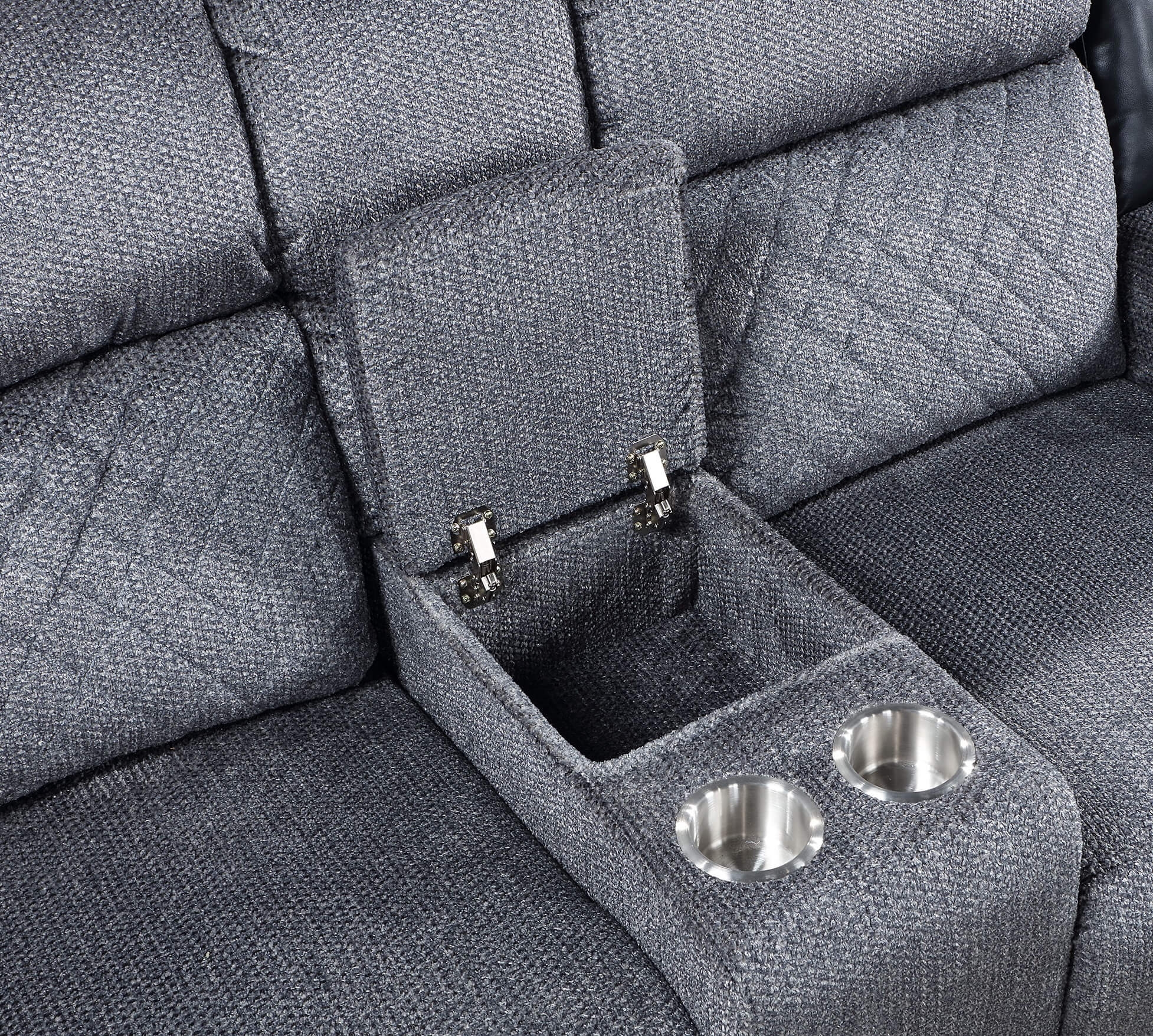 U5914 Fabric/PU Reclining Living Room Set