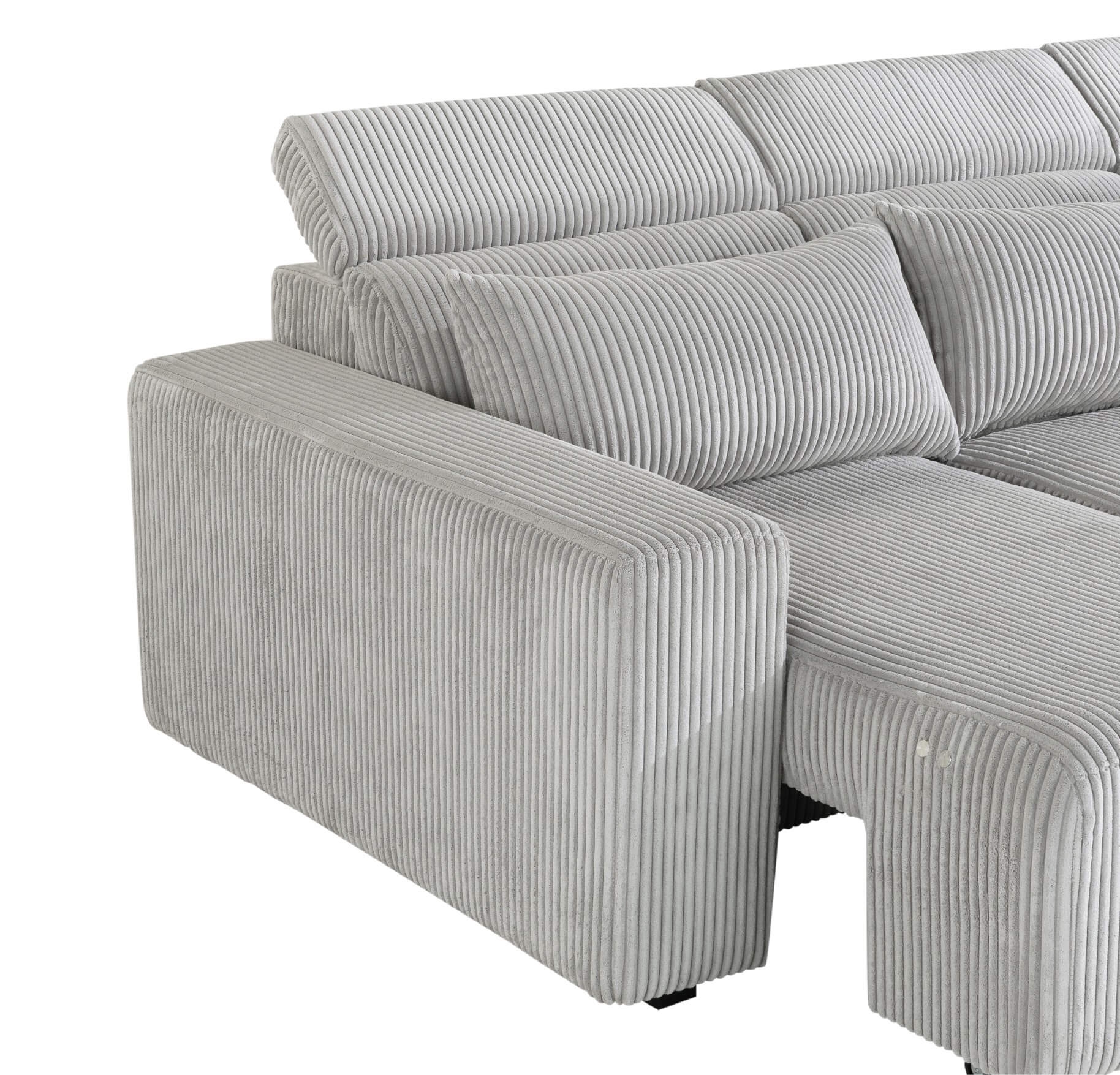 U5945 POWER ARMLESS RECLINER
