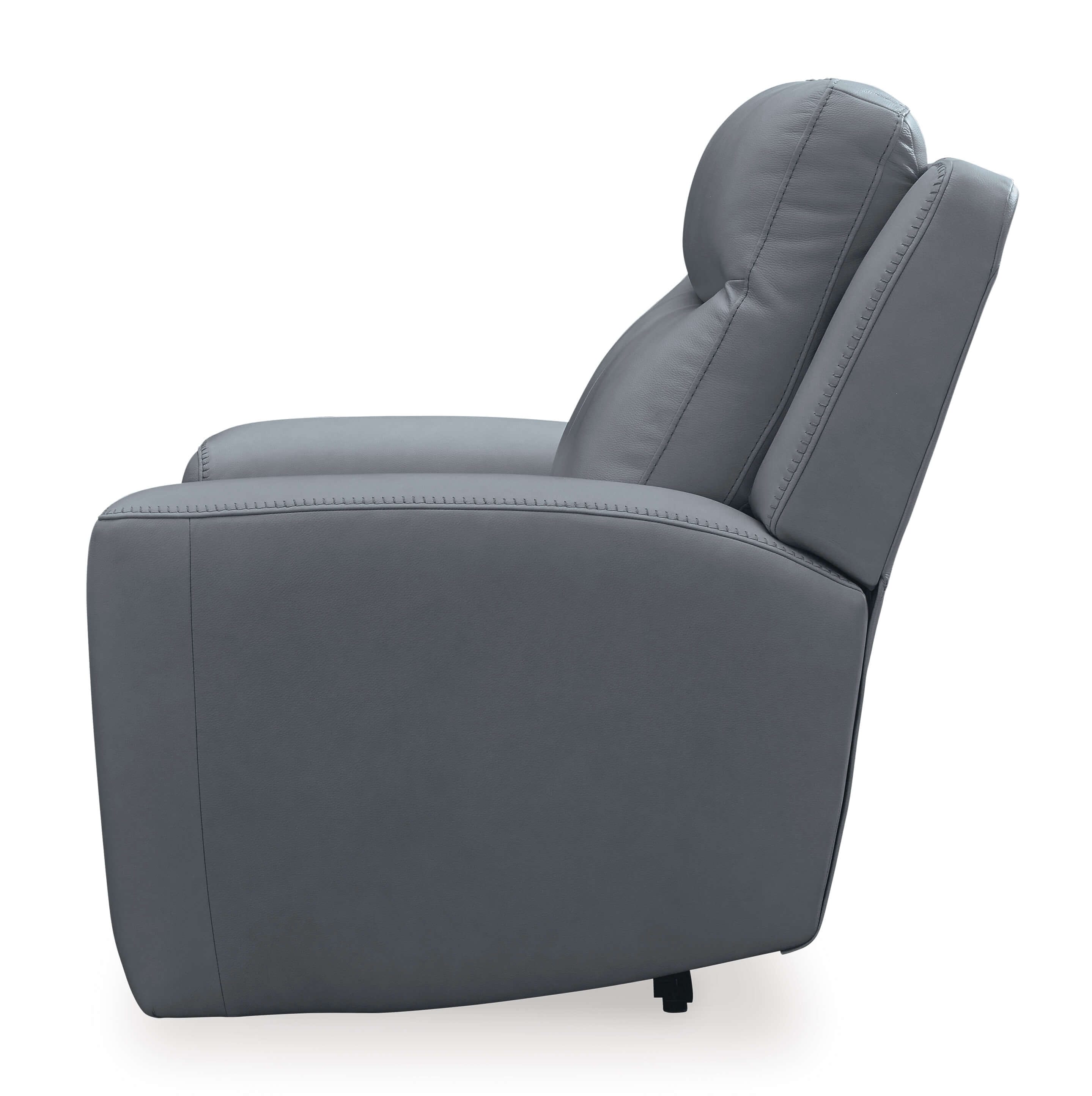 Mindanao Leather Steel Reclining Side by Ashley