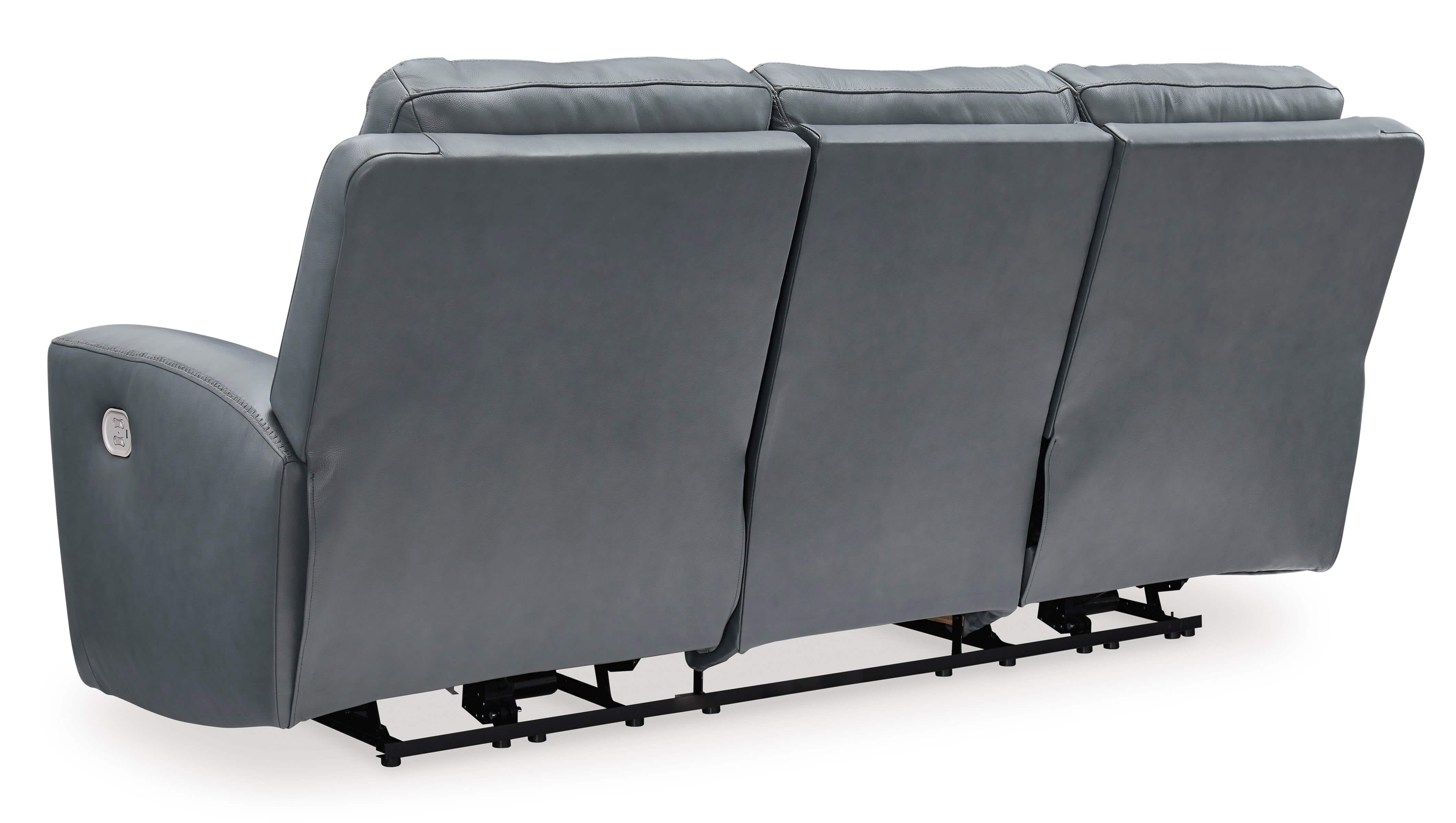 Ashley Mindanao Leather Sofa Back