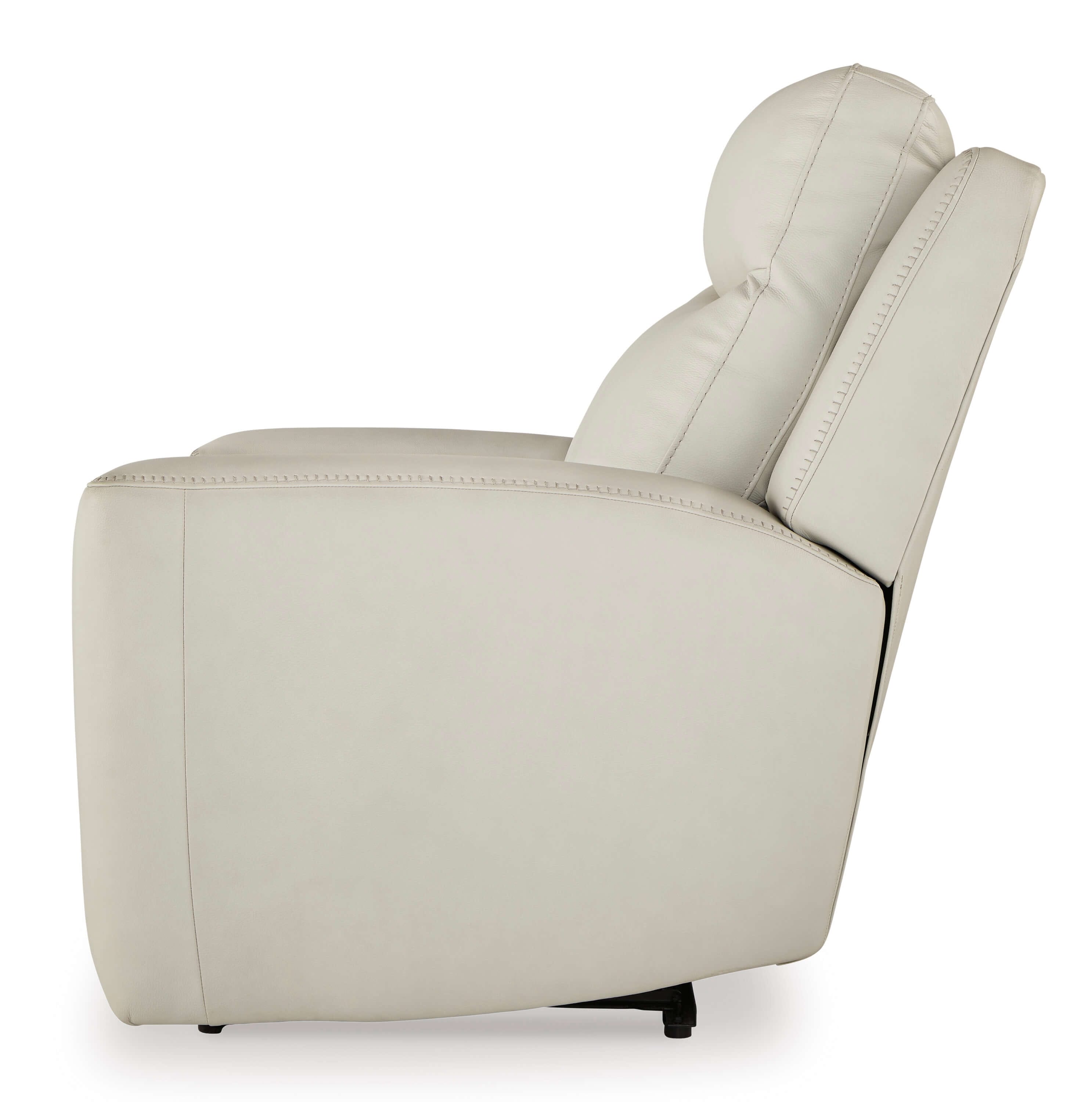 Mindanao Leather Coconut Reclining Side by Ashley