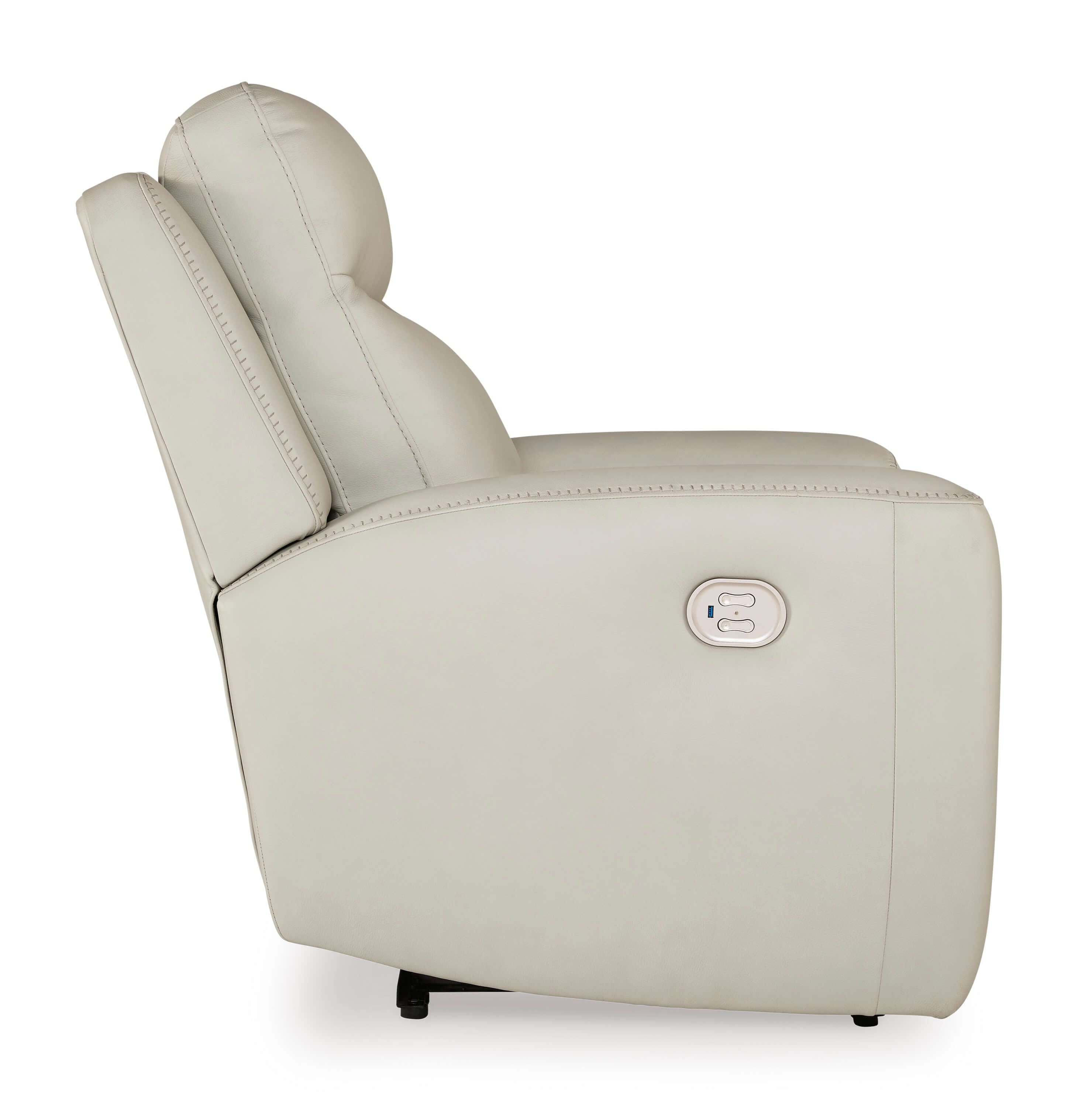 Mindanao Leather Reclining USB Port Side