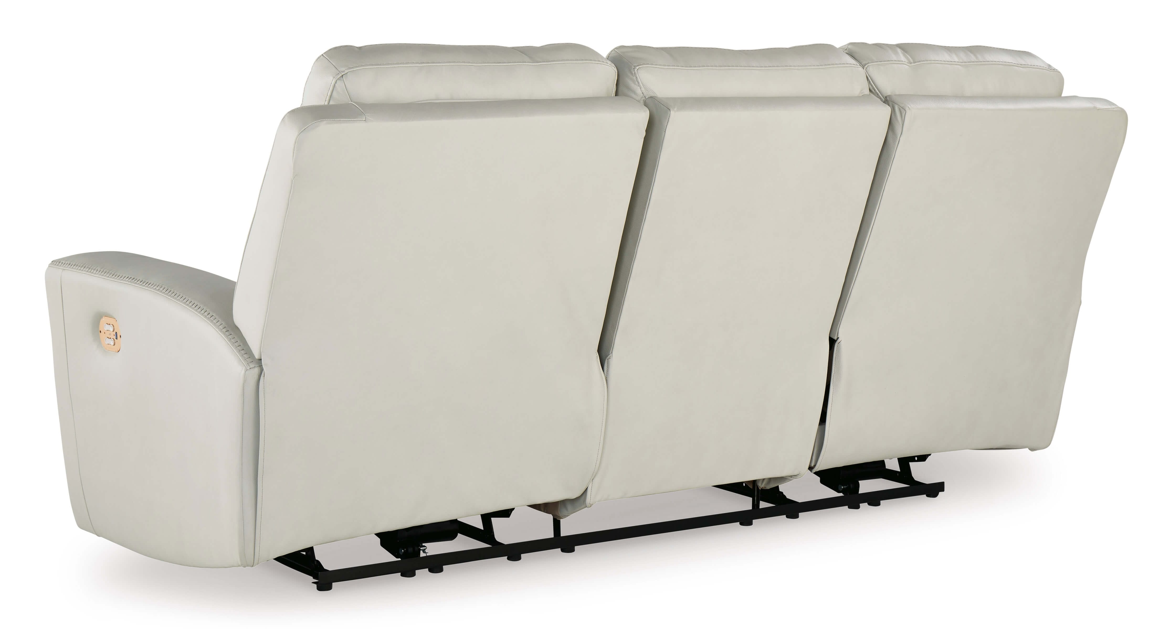 Ashley Mindanao Leather Sofa Back