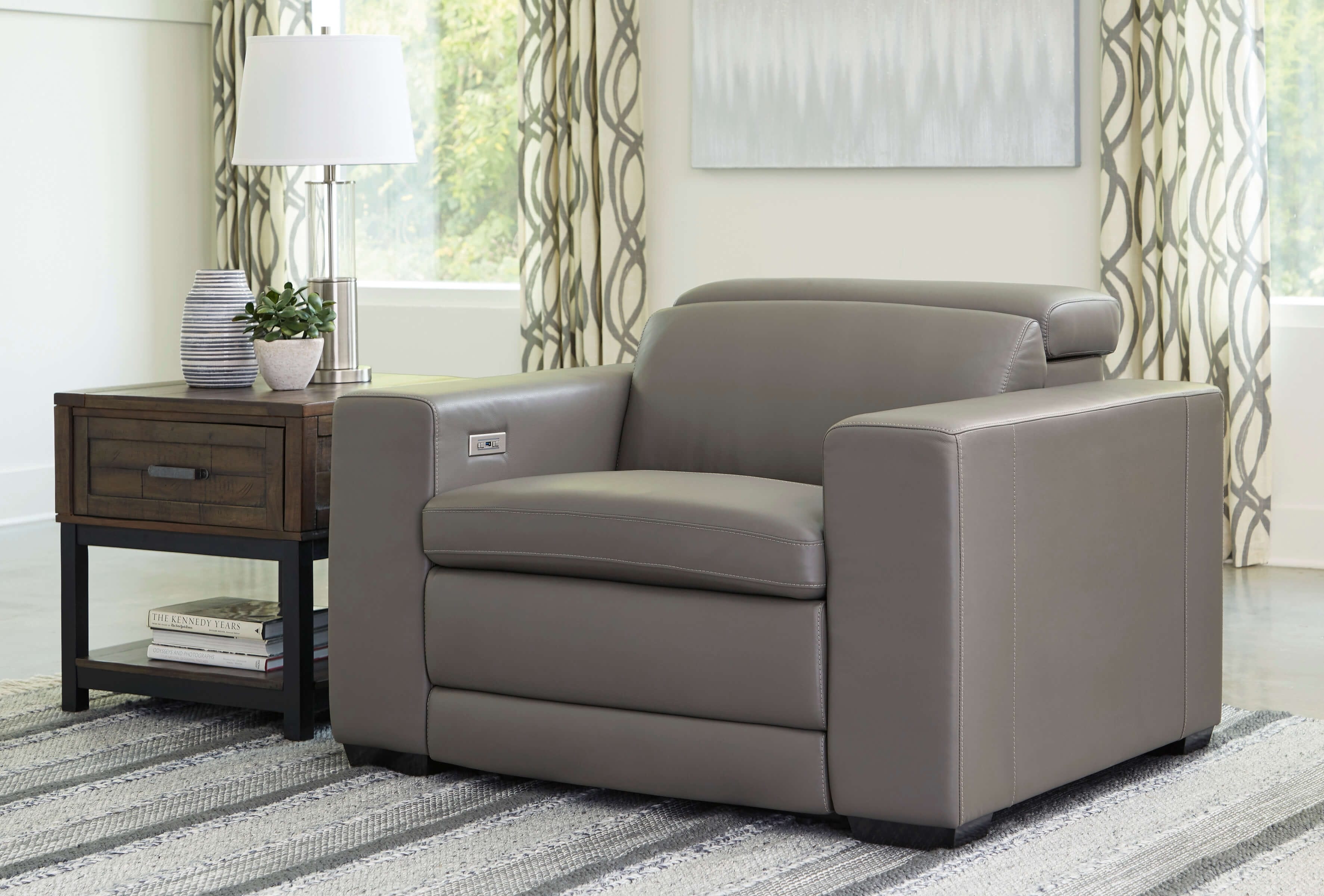 Texline Leather Power Recliner