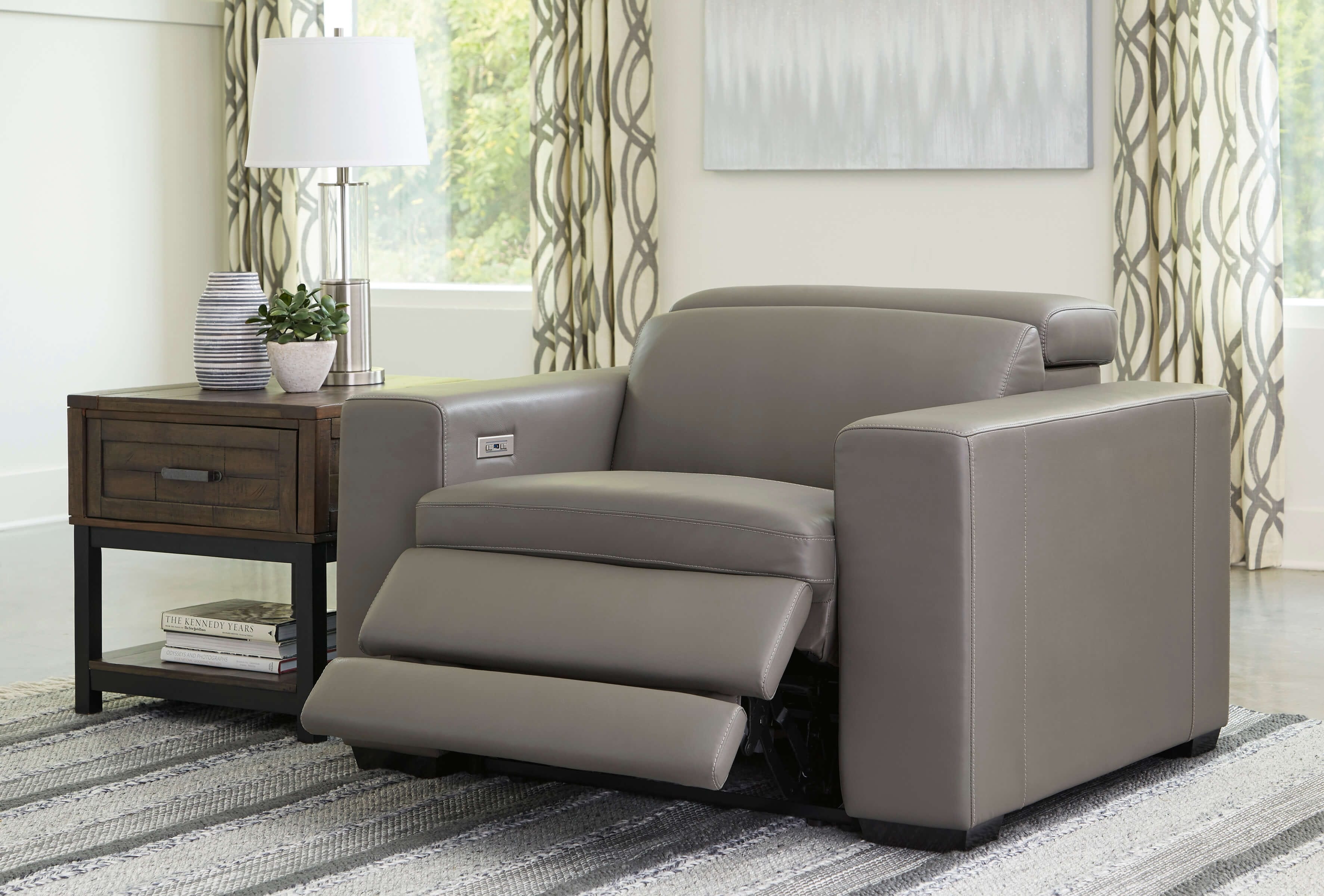 Texline Leather Power Recliner