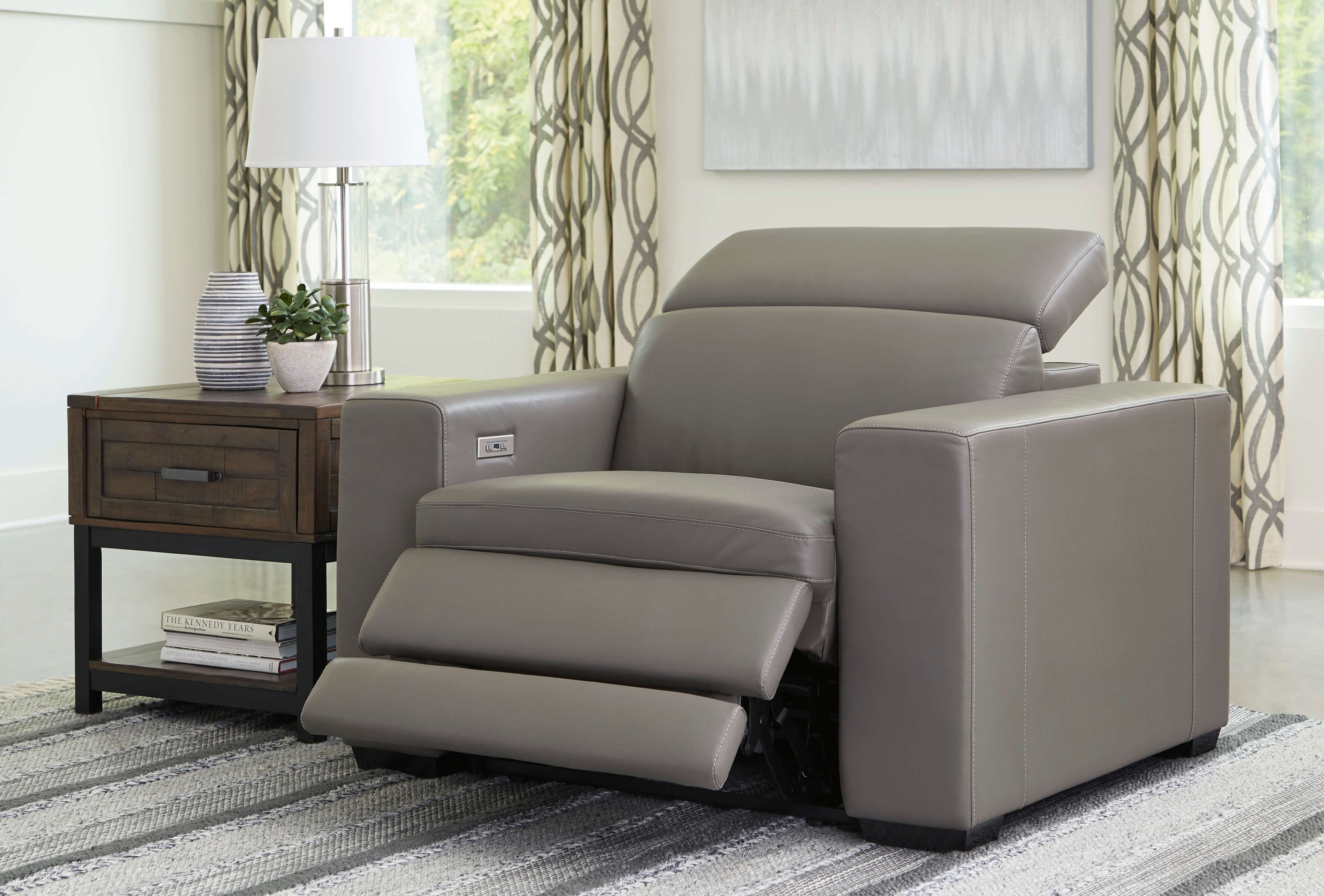 Texline Leather Power Recliner