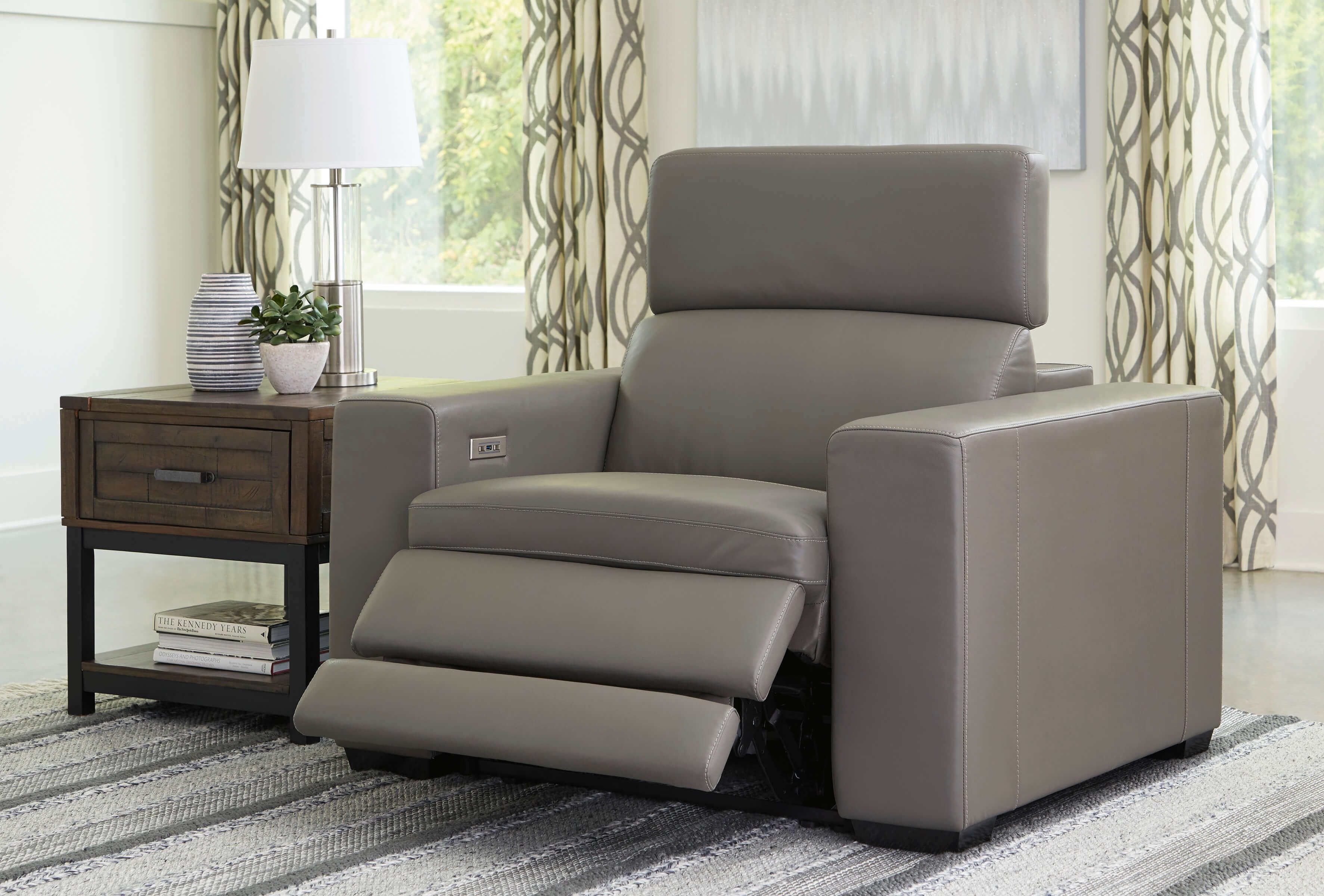 Texline Leather Power Recliner