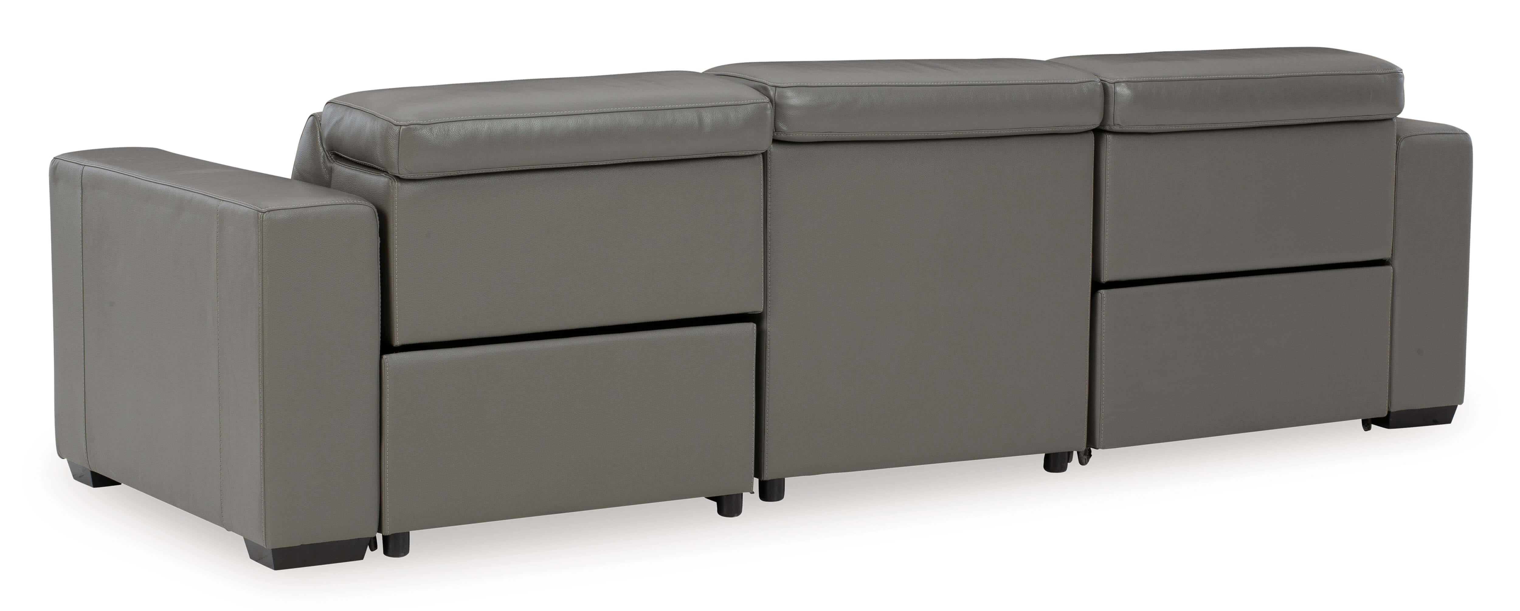 Ashley Texline Leather Reclining Sofa Back