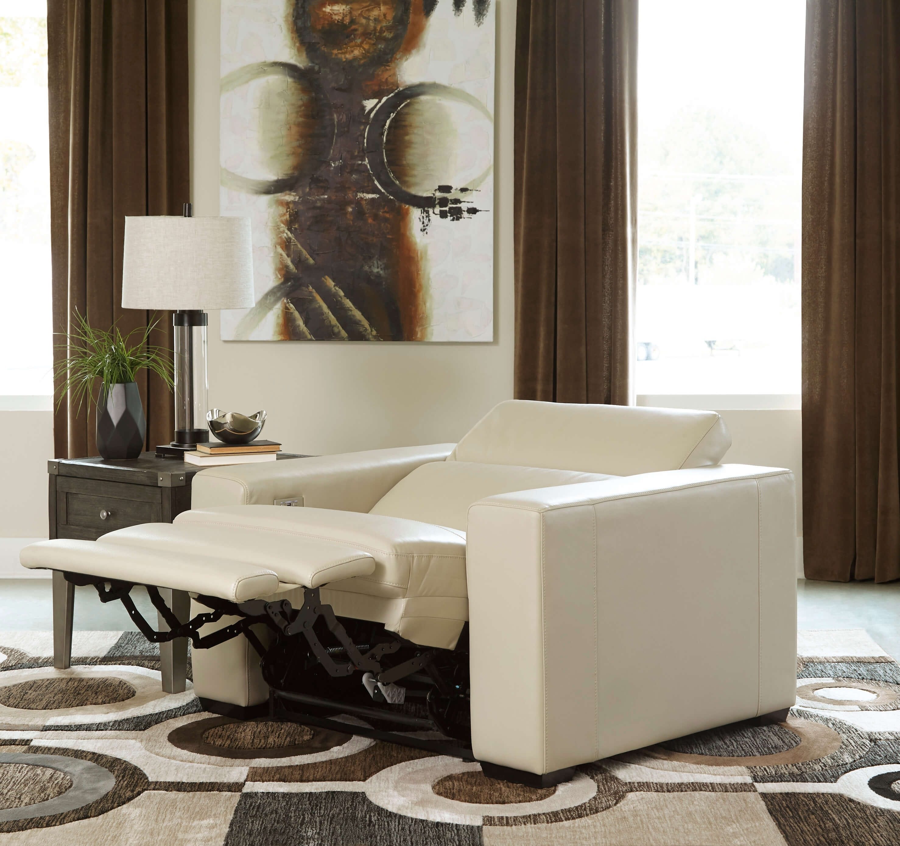 Texline Leather Power Recliner