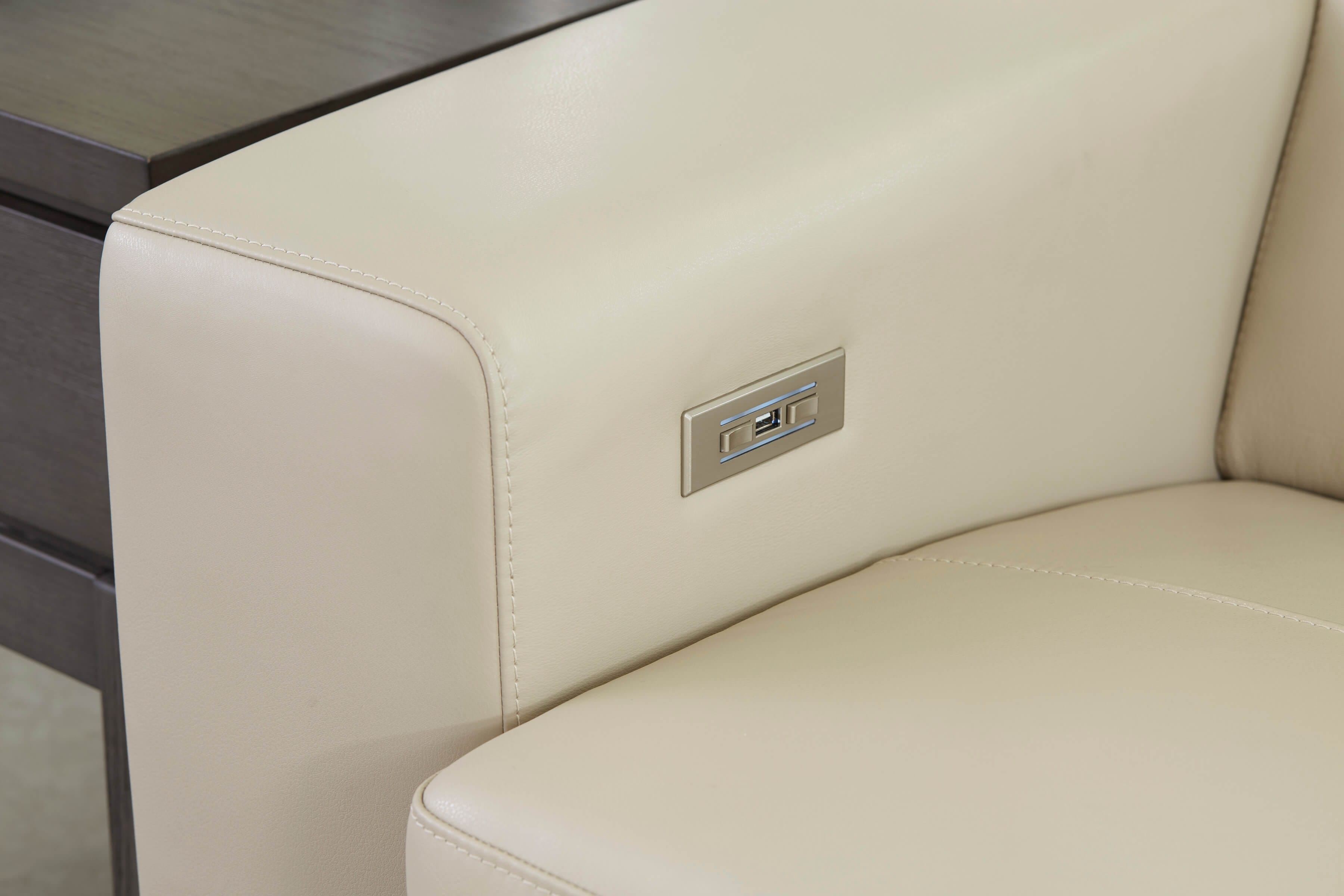 Texline 3-Piece Leather Power Reclining Loveseat