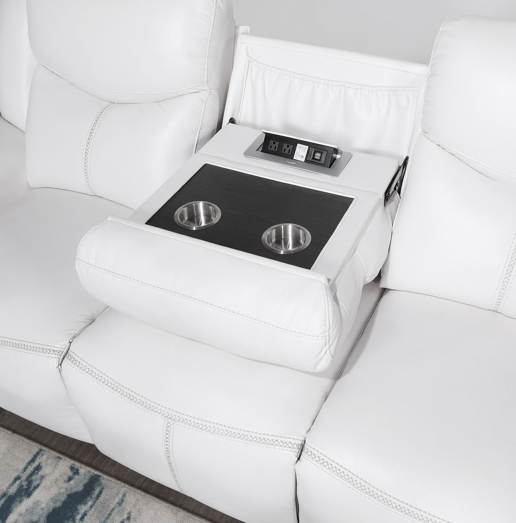 U5987 PU Power Reclining Sofa
