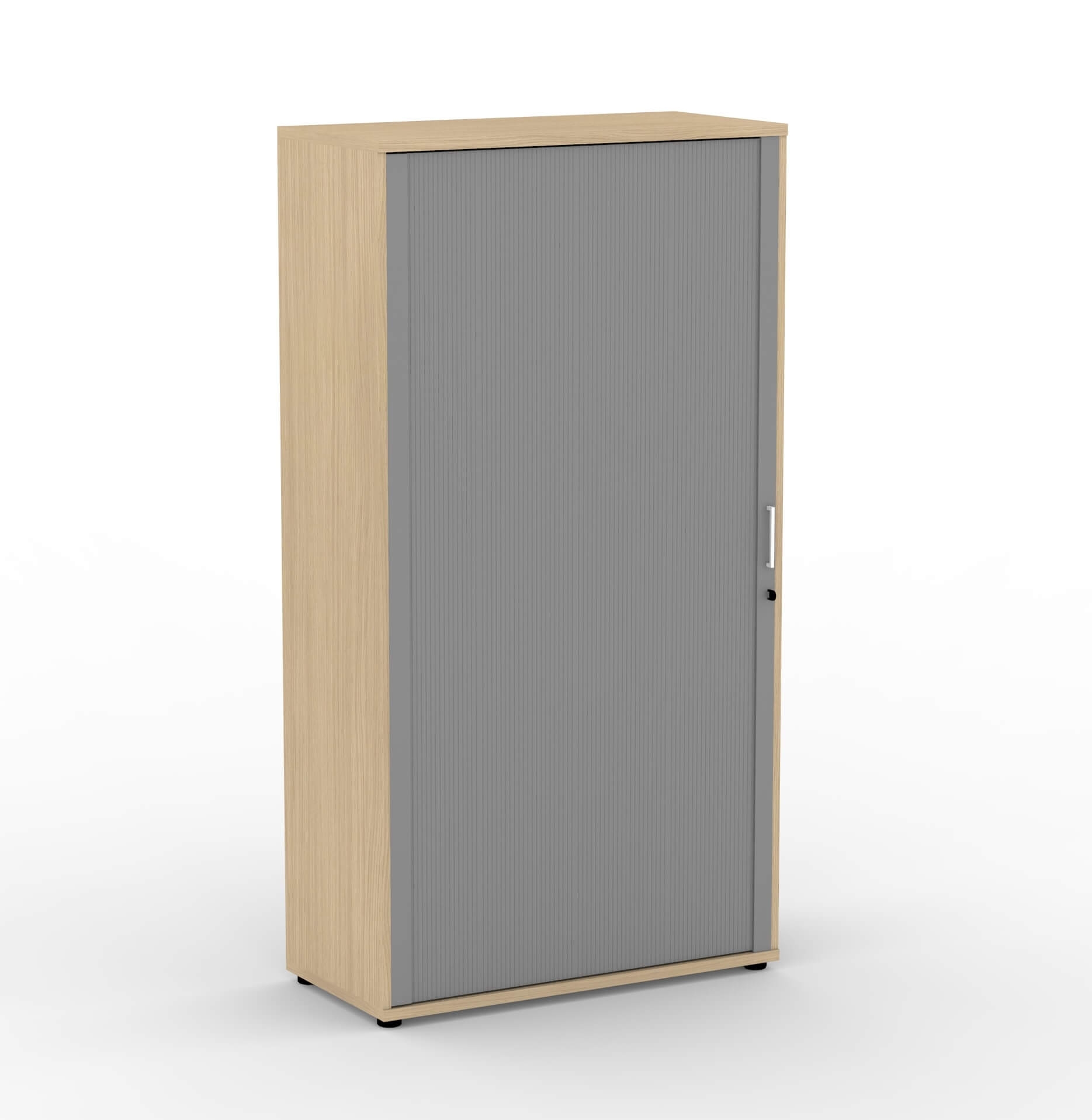 Uni Plus H73.8" Office Cabinet w/Tambour Lockable Door