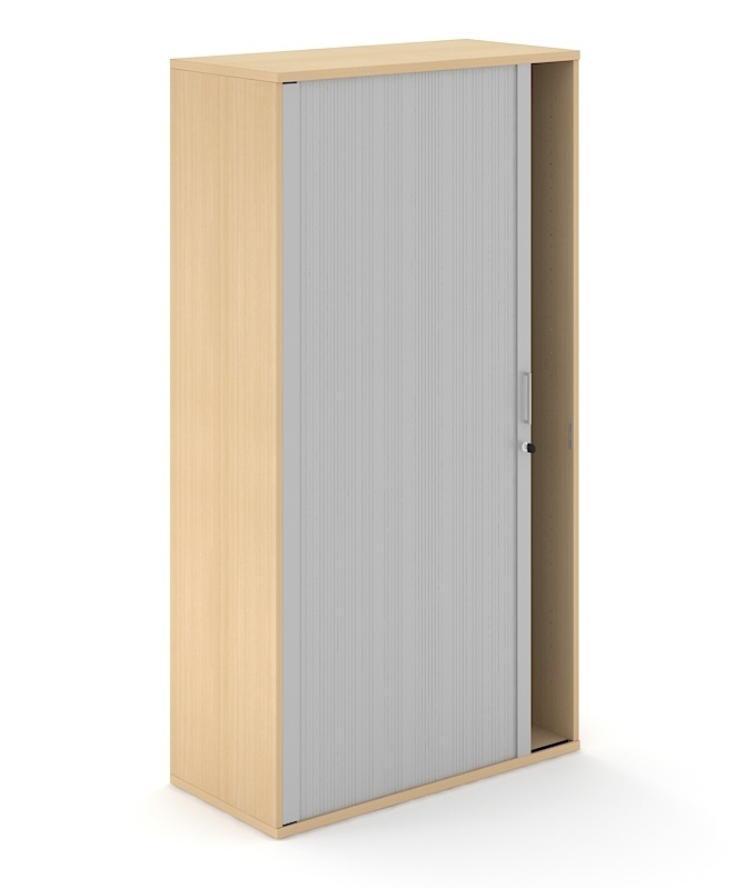 Uni Plus H73.8" Office Cabinet w/Tambour Lockable Door