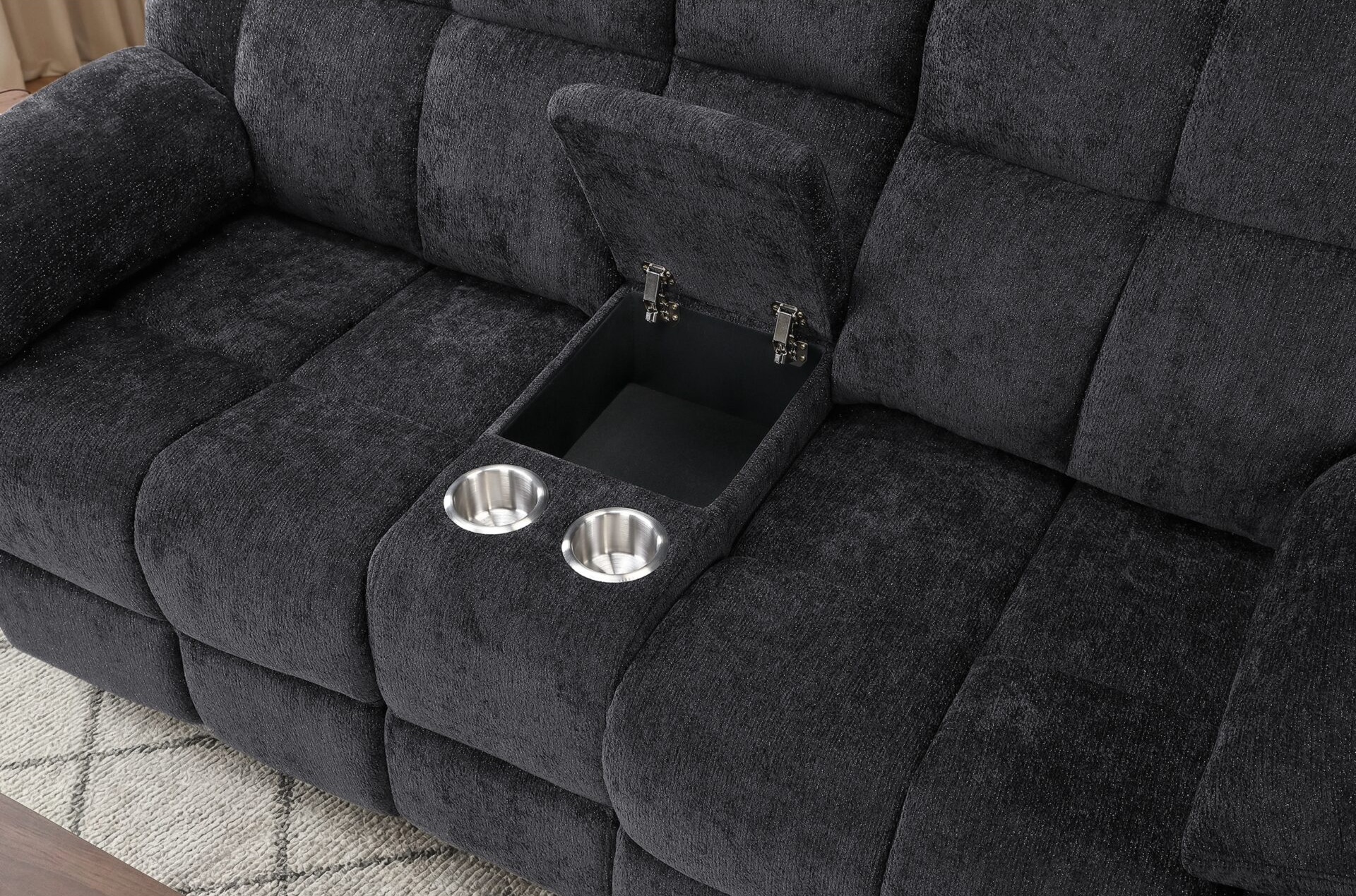 U6000 Fabric Reclining Living Room Set