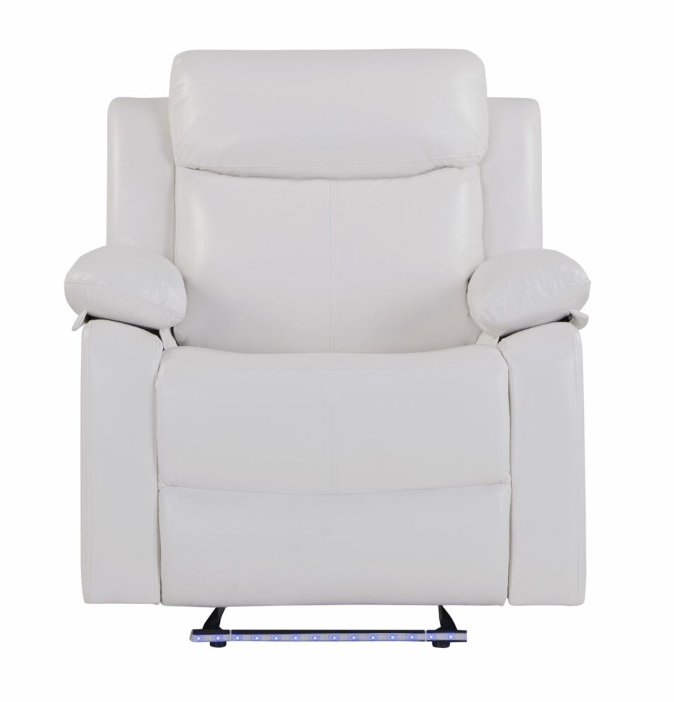 U6026 PU Recliner Chair with LED Light
