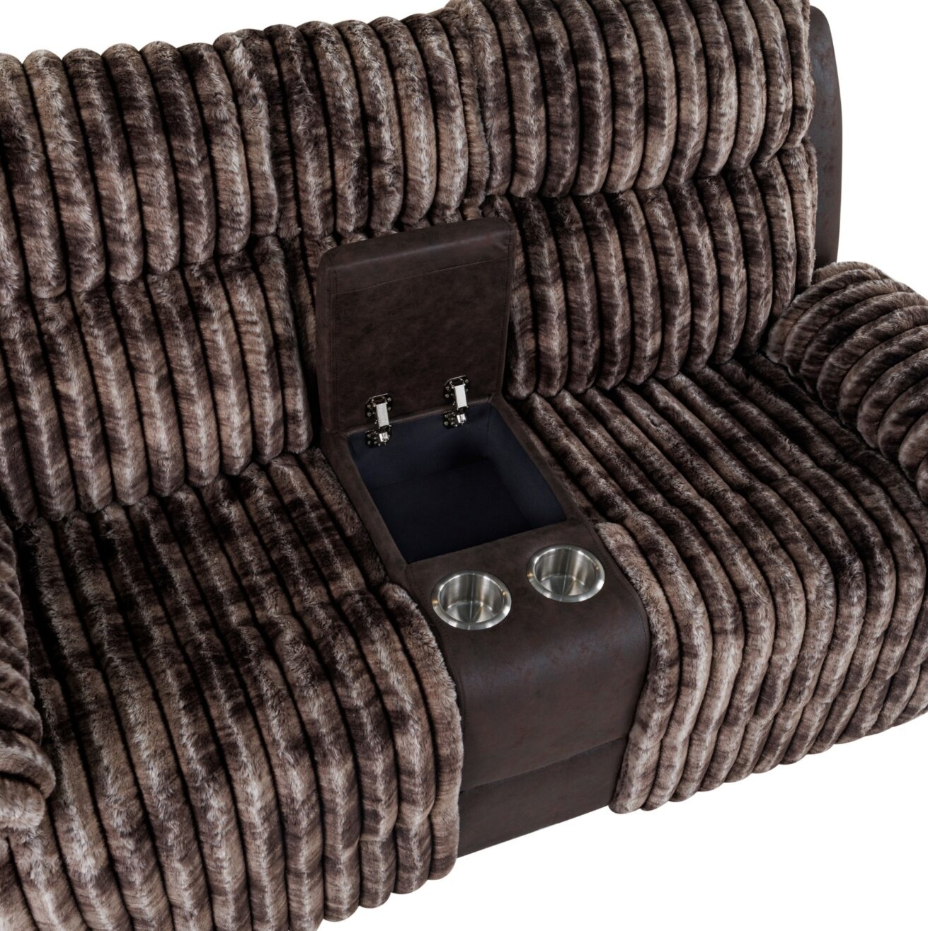 U6028 Fabric Reclining Loveseat