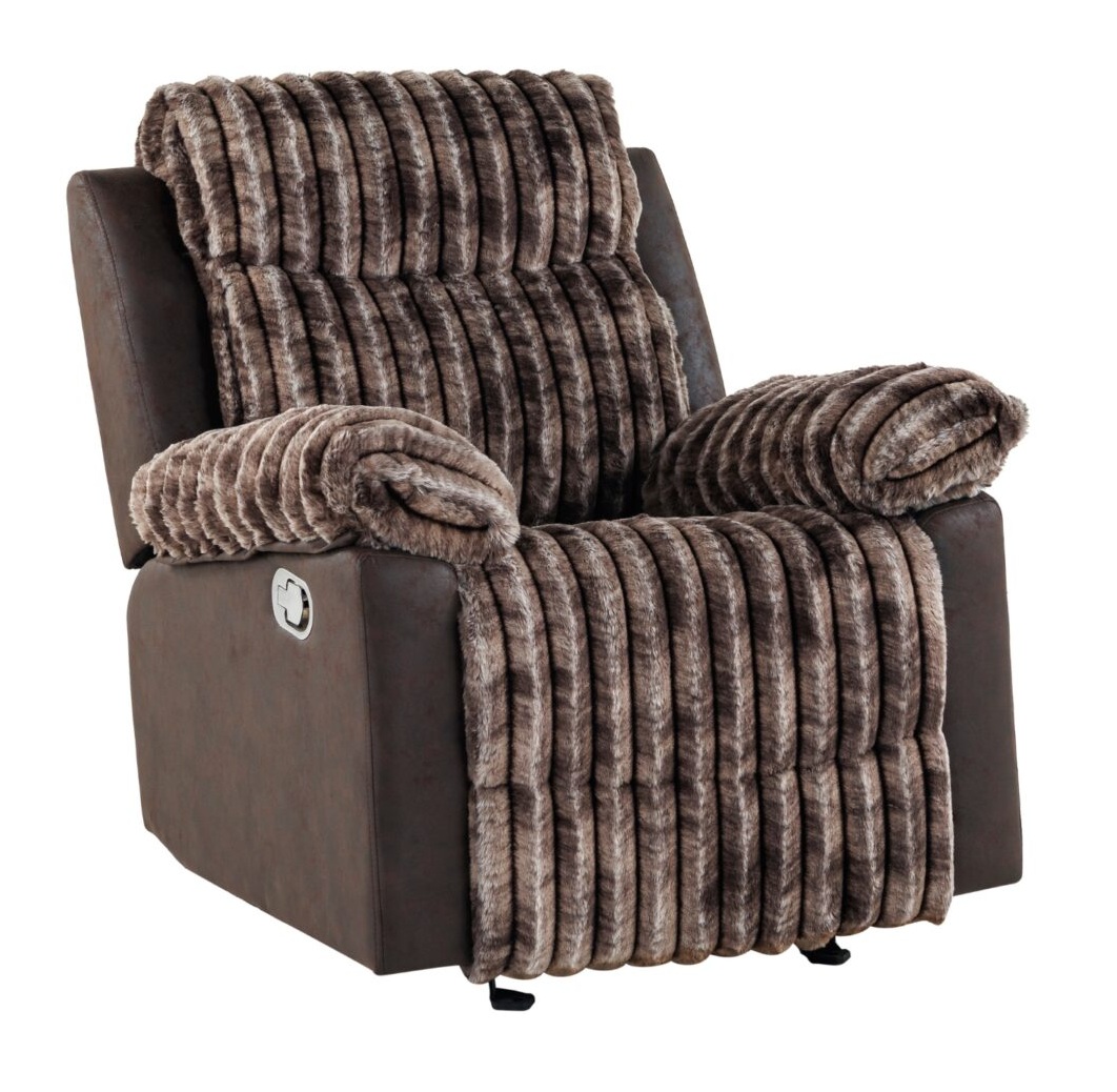 U6028 Fabric Reclining Living Room Set