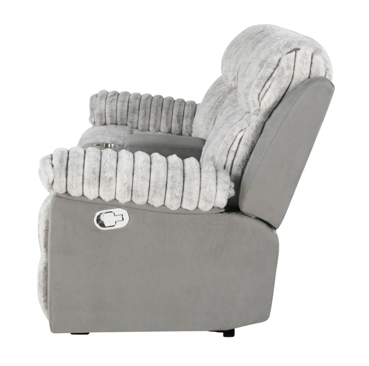 U6028 Fabric Reclining Loveseat