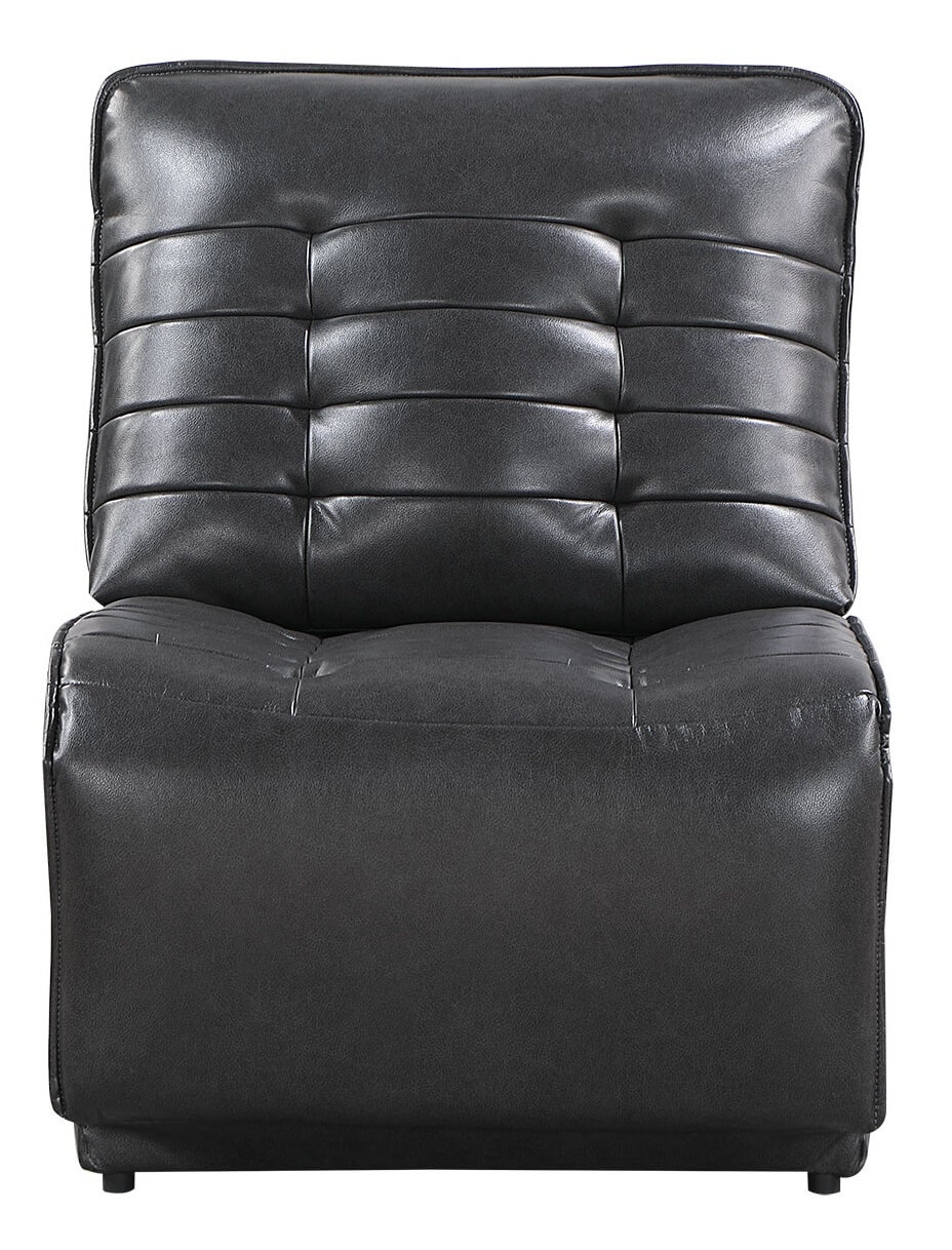 U6066 Polyester Reclining Modular Living Room Set