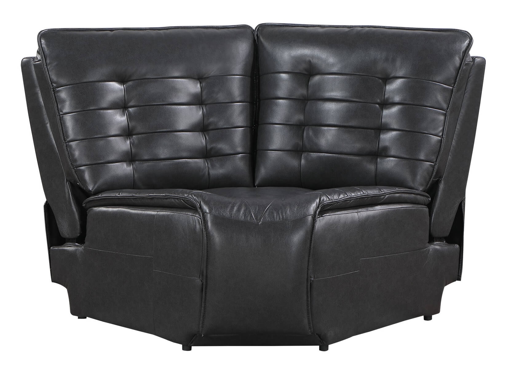 U6066 Polyester L-Shaped Sectional Reclining Modular Sofa