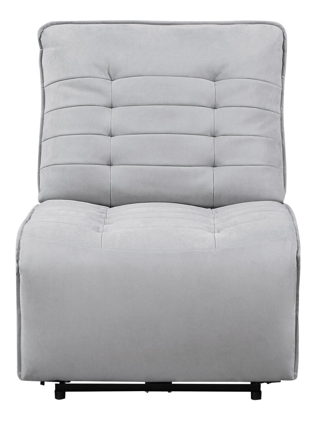 U6066 Polyester L-Shaped Sectional Reclining Modular Sofa