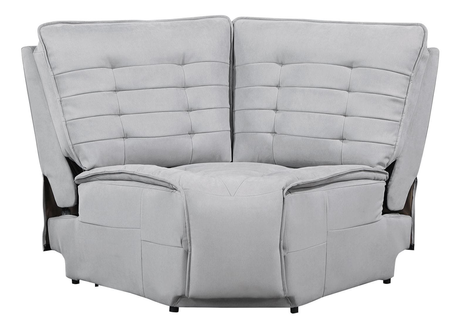 U6066 Polyester L-Shaped Sectional Reclining Modular Sofa