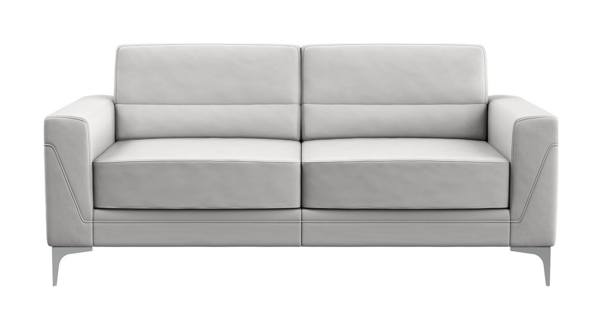 HomeStock Light Grey Sofa PVC